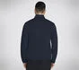 The Hoodless Hoodie Ottoman Jacket, BLUE / RED, large image number 1