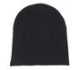 Merino Wool Beanie Hat, NEGRO, large image number 1
