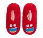 Monster Red Slipper Socks - 1 Pack, RED, large image number 0