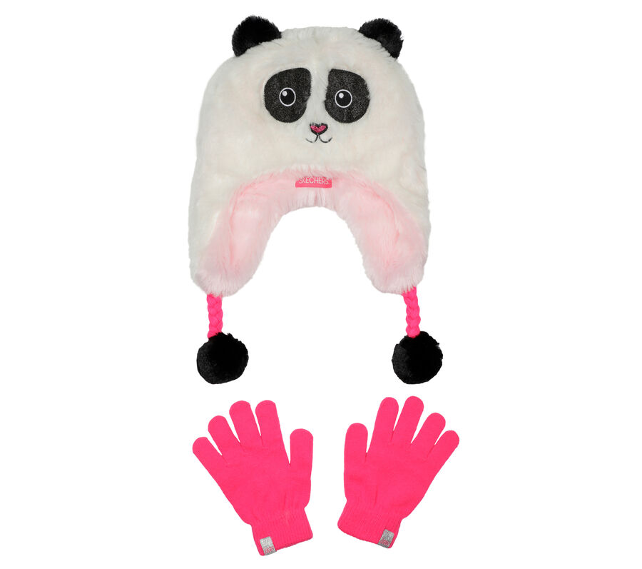 Panda Faux Fur Hat and Gloves Set, ROTA BLANCA, largeimage number 0