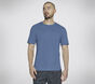 SKECH-BREEZE Slub Pocket Tee, AZUL / GRIS, large image number 3