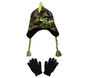 Camouflage T-rex Hat and Glove Set, CAMUFLAJE, large image number 0