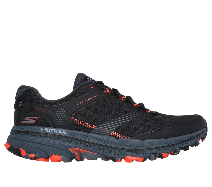 GO RUN Trail Altitude 2.0 - Cascade Canyon, BLACK / CORAL, largeimage number 0