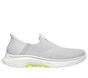 Skechers Slip-ins: GO WALK 7 - Easy On 2, GRAY / YELLOW, large image number 0