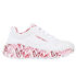 Skechers x JGoldcrown: Uno Lite - Lovely Luv, BLANCO / ROJO / ROSA, swatch