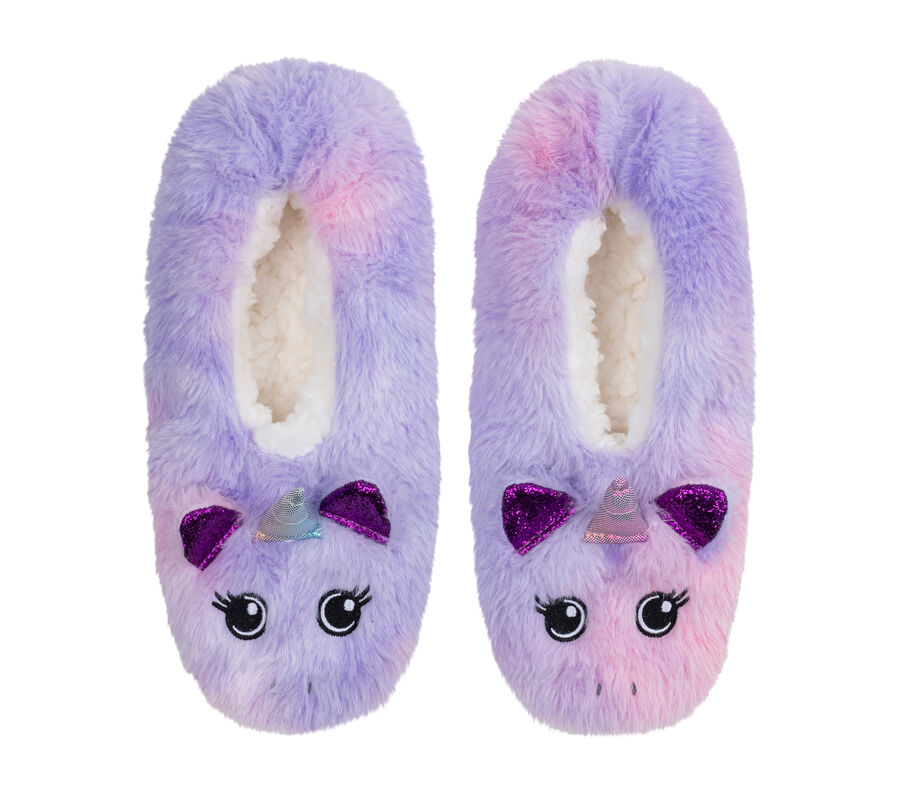 1 Pack Unicorn Furry Slipper Socks, MULTI, largeimage number 0