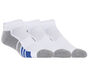 3 Pack Half Terry Athletic Socks, BLANCA, large image number 0