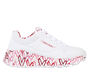 Skechers x JGoldcrown: Uno Lite - Lovely Luv, BLANCO / ROJO / ROSA, large image number 0