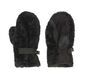 Faux Fur Mittens - 1 Pack, BLACK, large image number 1