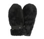 Faux Fur Mittens - 1 Pack, BLACK, large image number 0