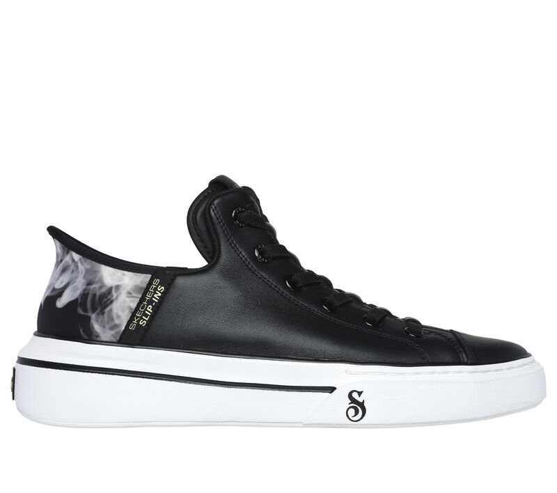 Premium Leather Skechers Slip-ins: Snoop One - OG, NEGRO / BLANCA, largeimage number 0