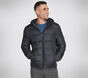 GO WALK Parkway Hooded Puffer, NEGRO, large image number 0