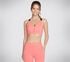 Skechers GO WALK Zip Front Bra, CORAL, swatch