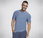 GO DRI All Day Tee, AZUL / GRIS, large image number 0