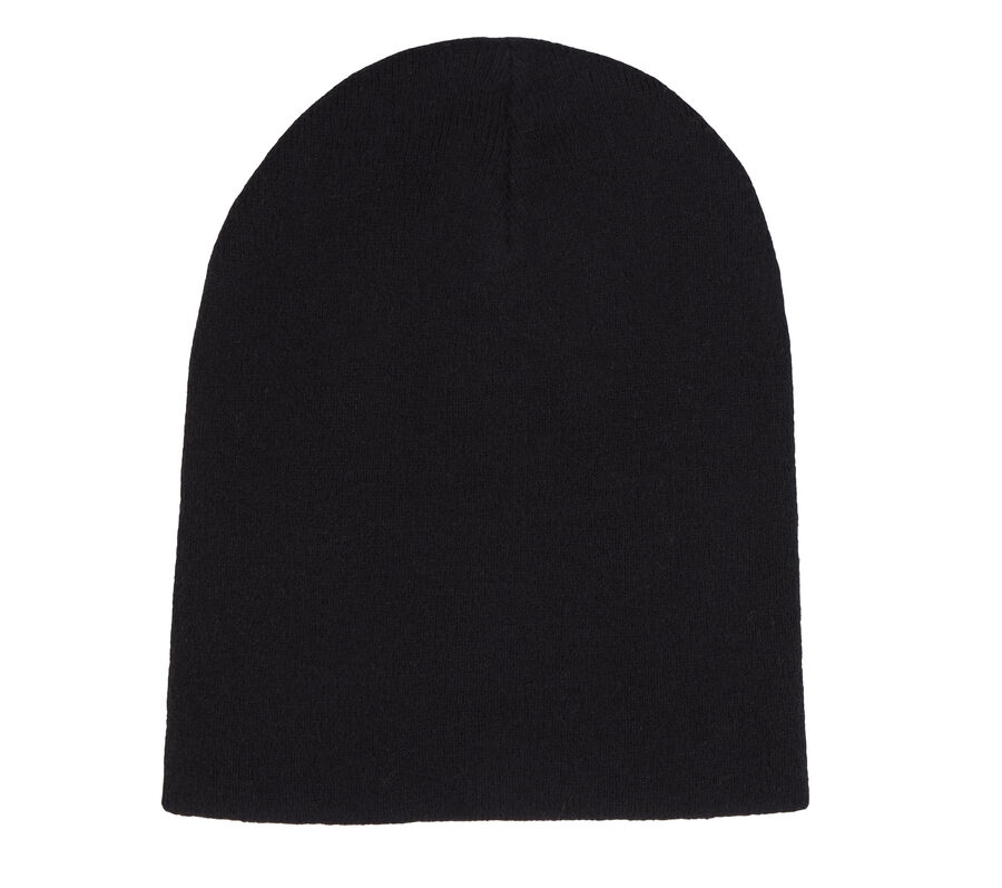 Merino Wool Beanie Hat, NEGRO, largeimage number 0