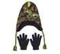 Camouflage T-rex Hat and Glove Set, CAMUFLAJE, large image number 0