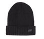 Mixed Rib Knit Beanie, NEGRO, large image number 0