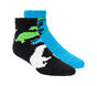 2 Pack Dino Cozy Crew Socks, AZUL, large image number 0
