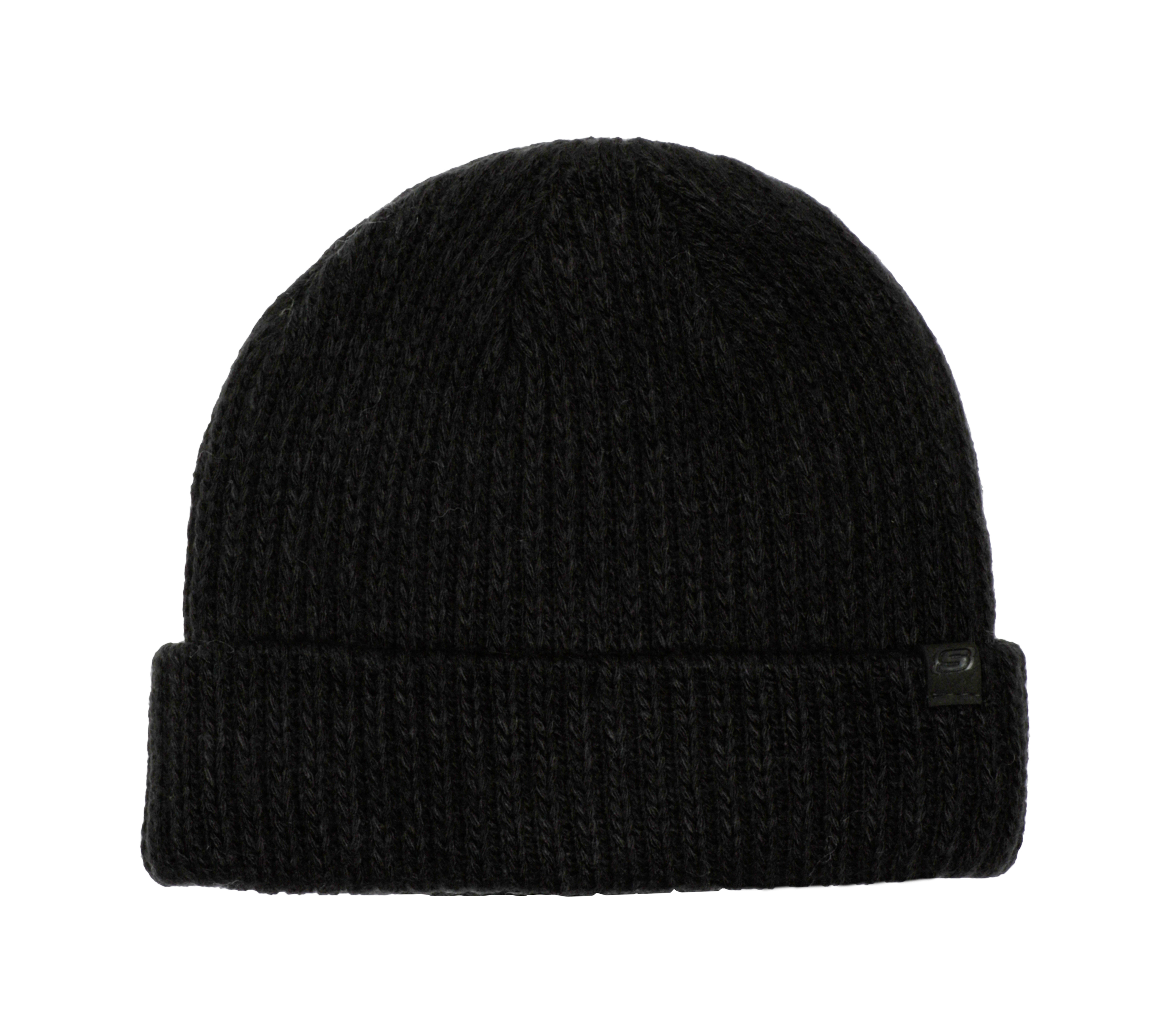 Skechers Fisherman Cuff Beanie en Negro