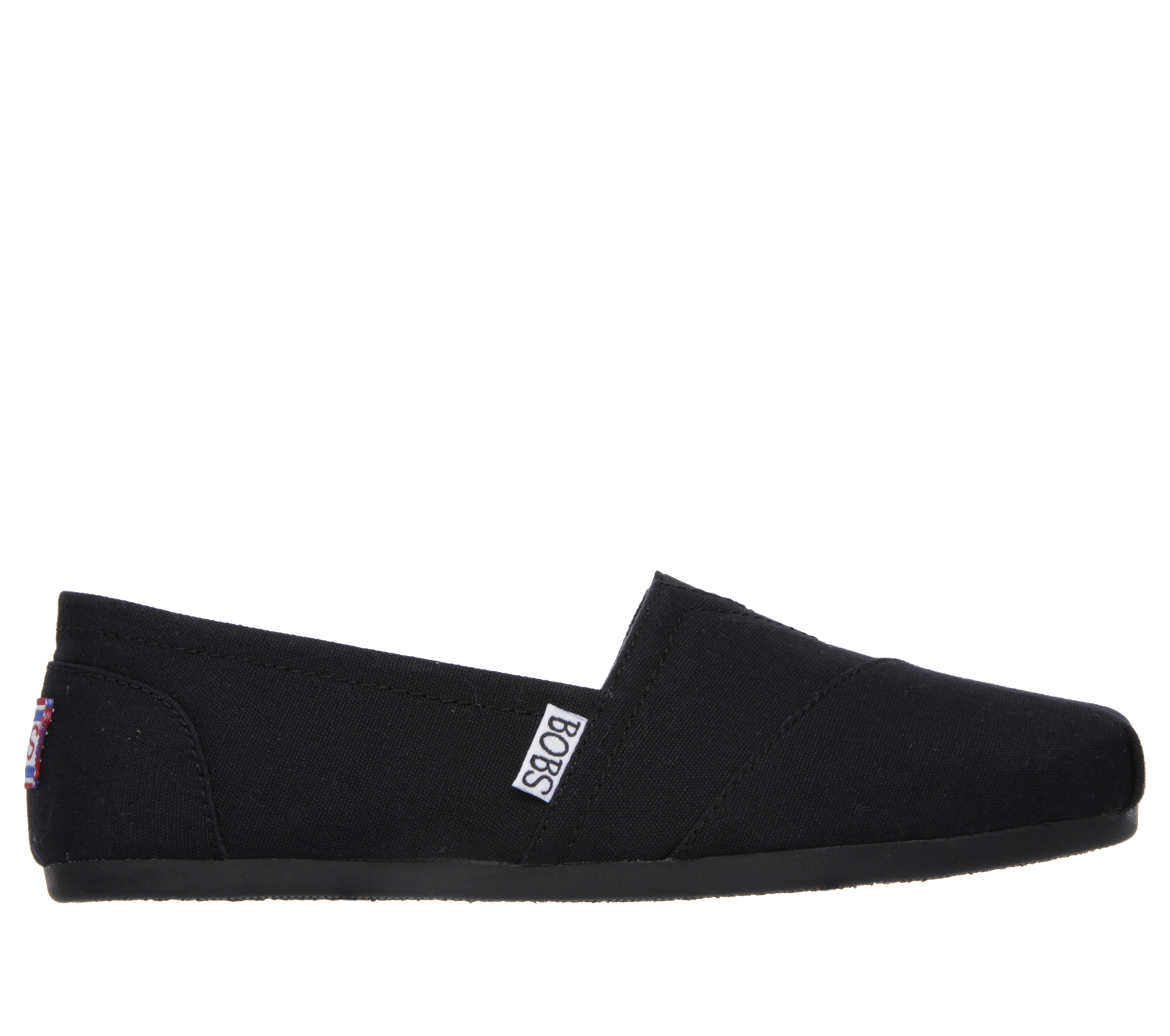 Skechers BOBS Plush - Peace and Love en Negro, talla 36, Vegan