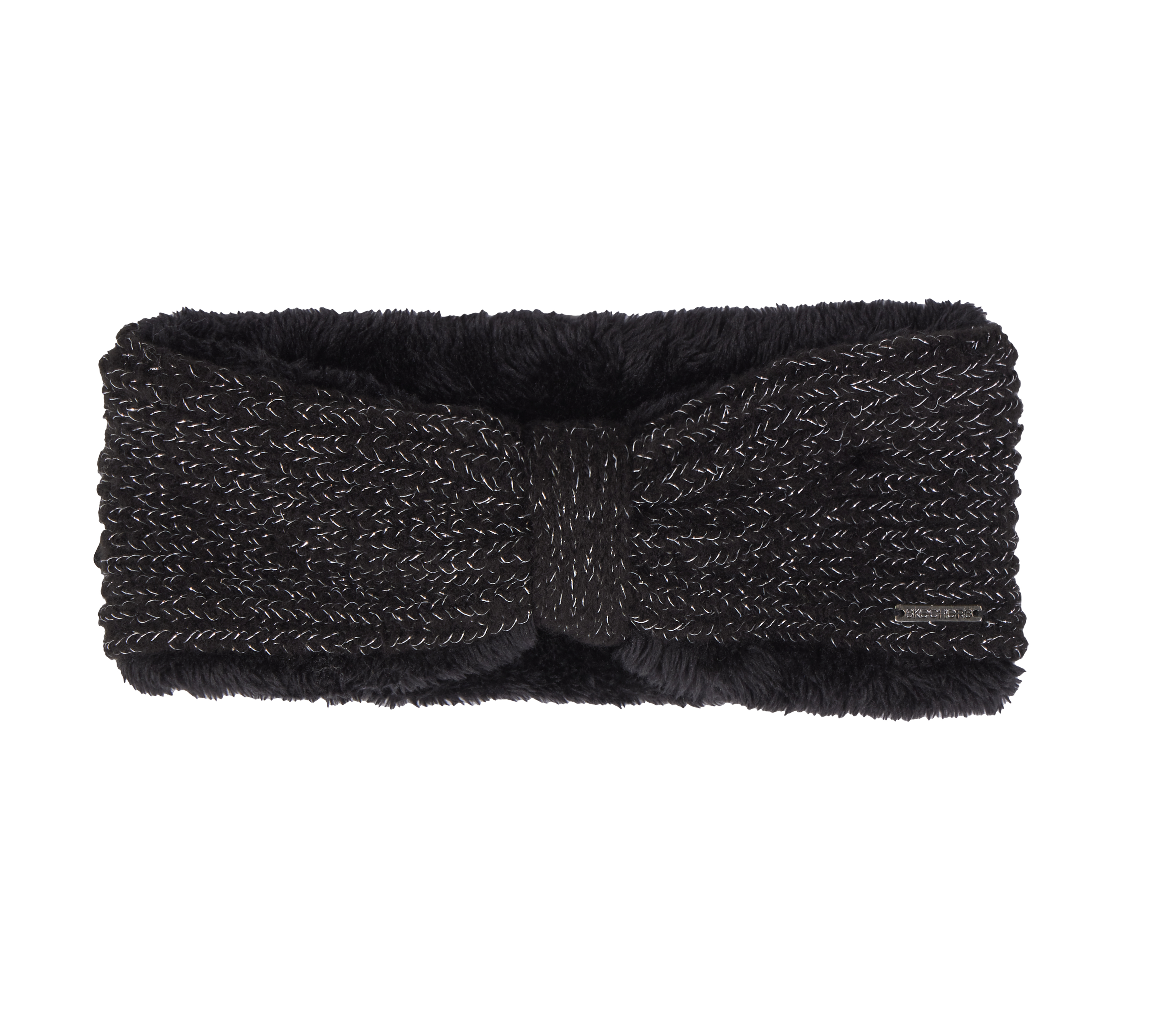 Skechers Metallic Yarn Winter Headwrap en Negro