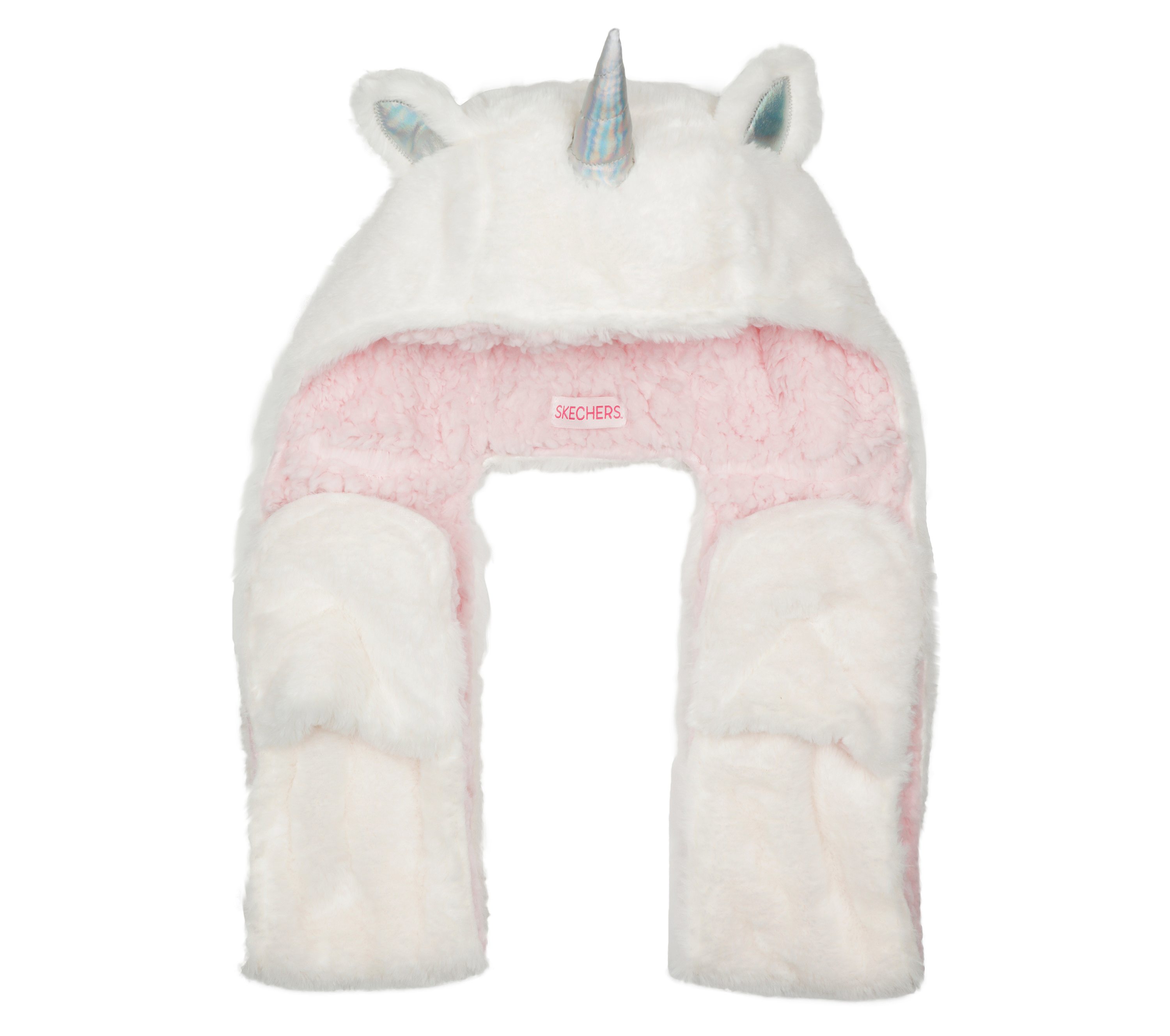 Skechers Cold Weather Unicorn Critter Hood en Blanca