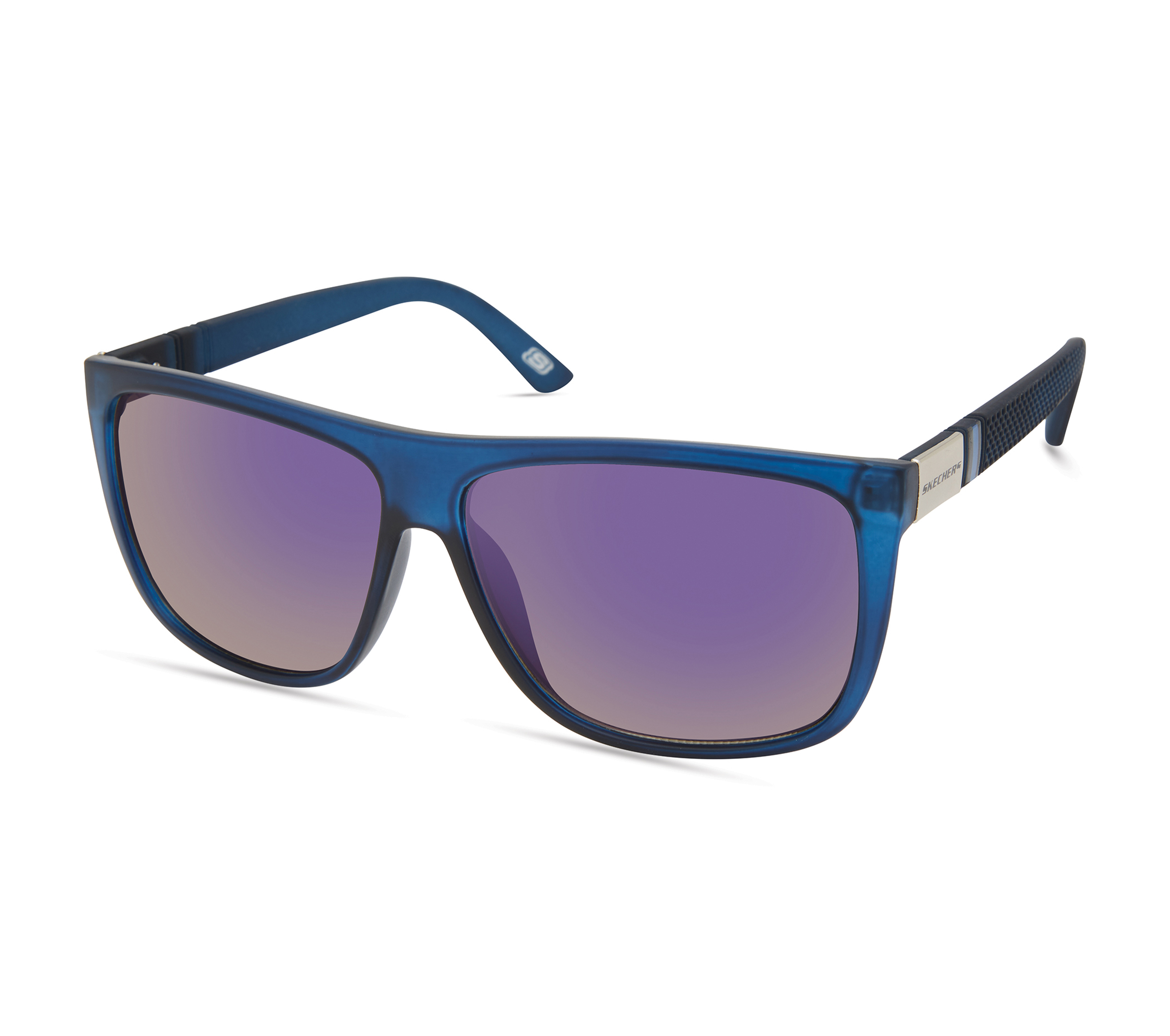 Skechers Matte Wayfarer gafas de sol en Azul