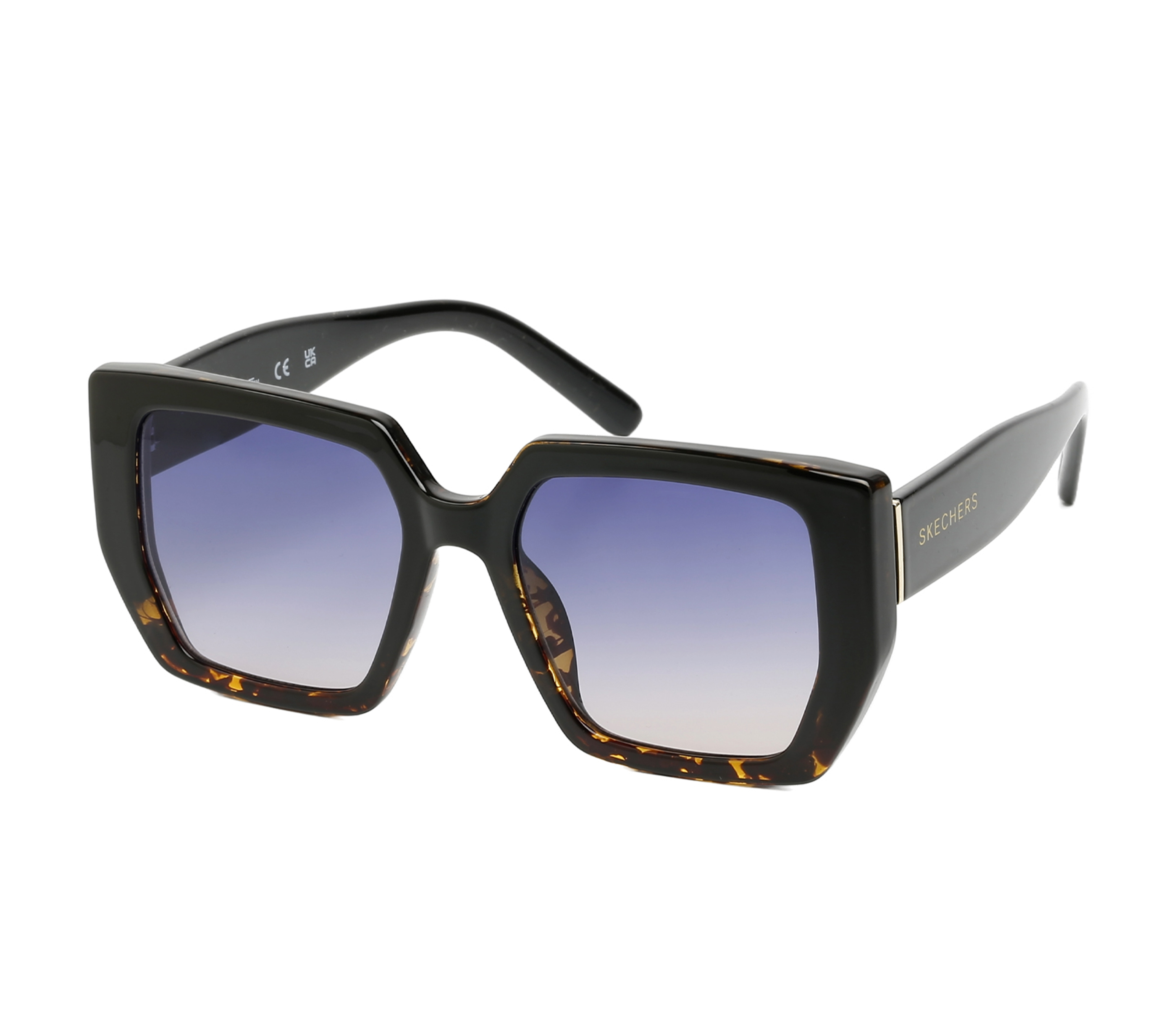 Skechers Geometric gafas de sol en Negro