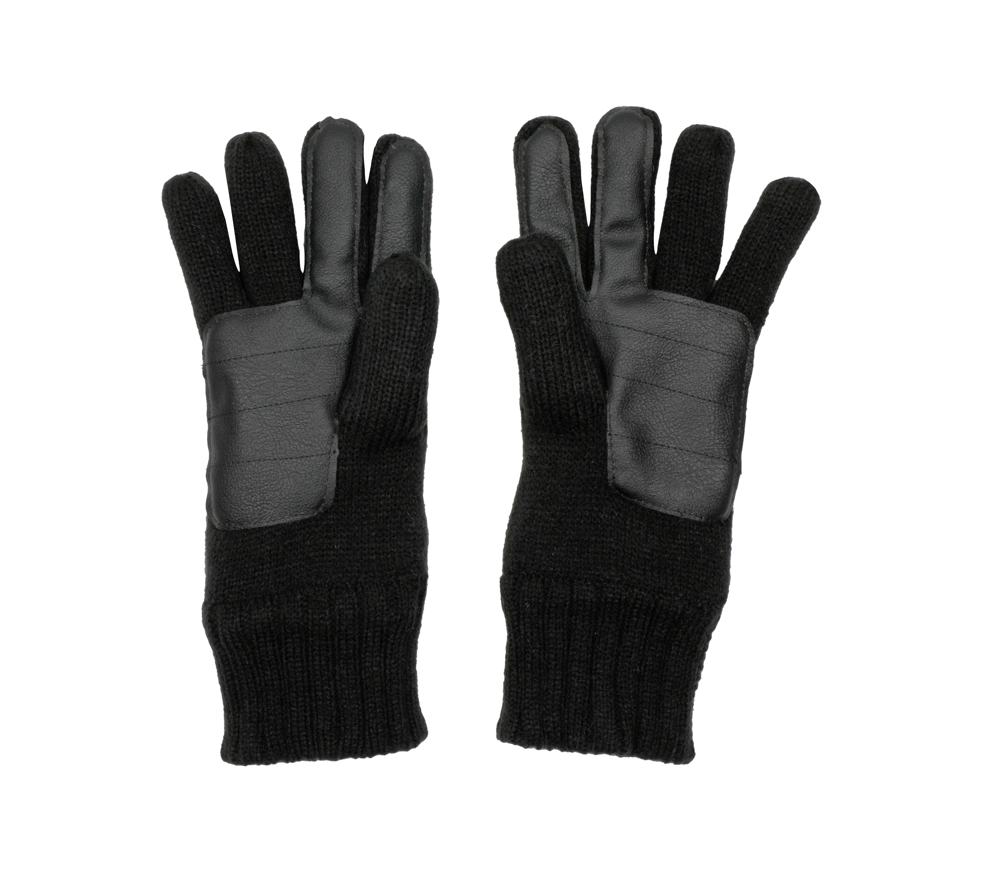 Skechers Contrast Knit Gloves - 1 Pair en Negro