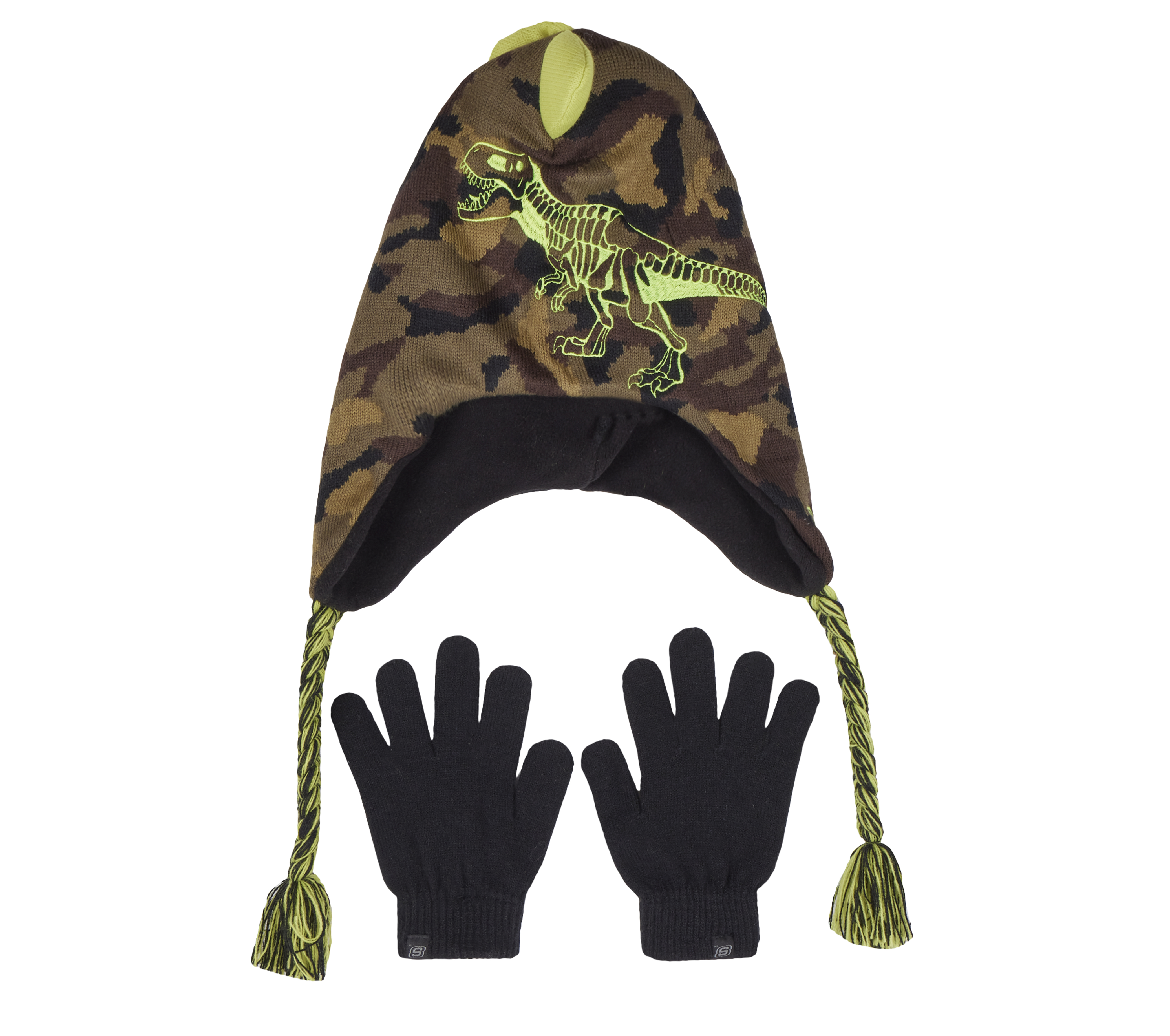 Skechers Camouflage T-rex Hat and Glove Set en Camuflaje