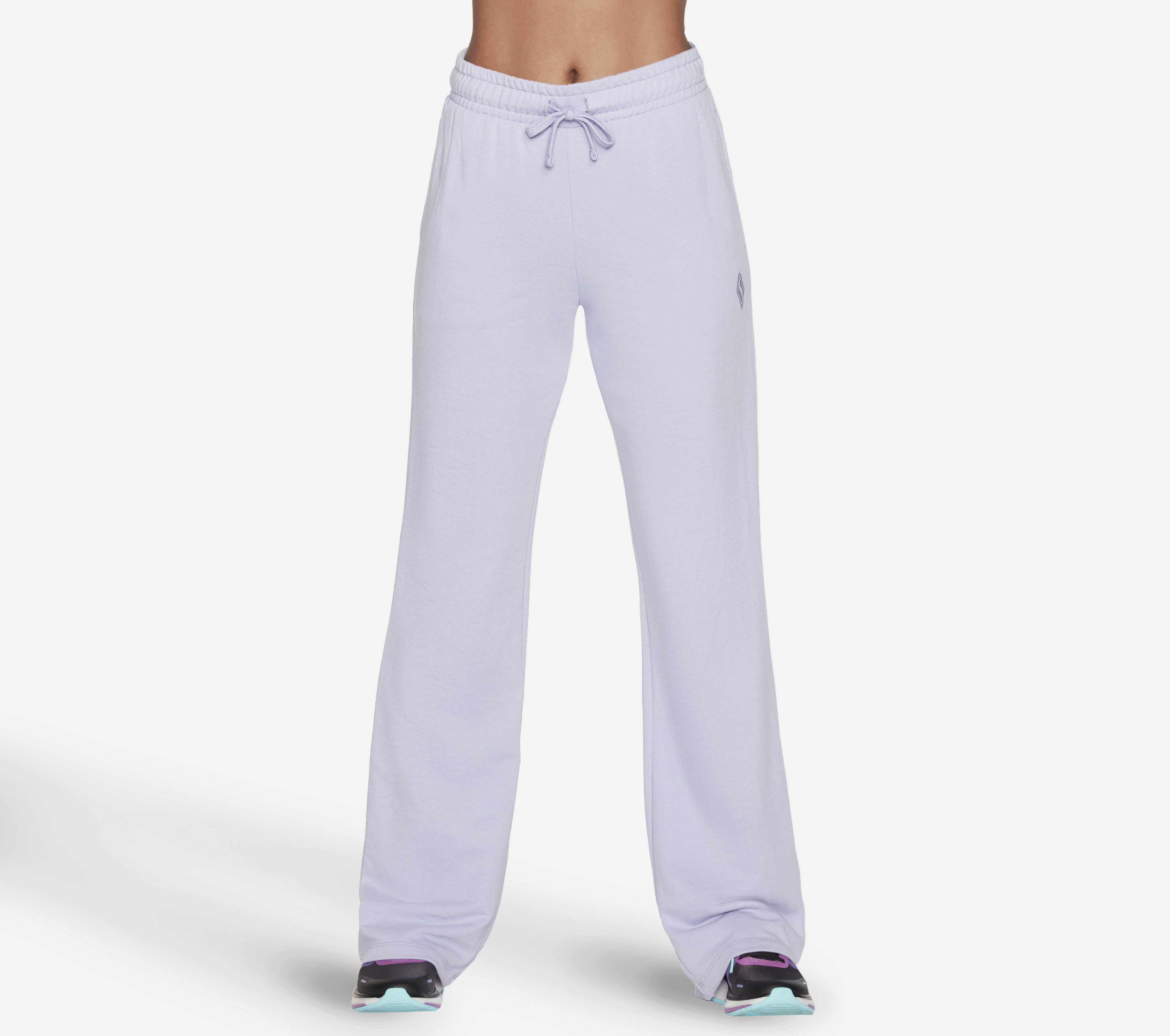 Skechers SKECH-SWEATS Diamond Pant en Lavanda/Rosa Claro, talla 2XL