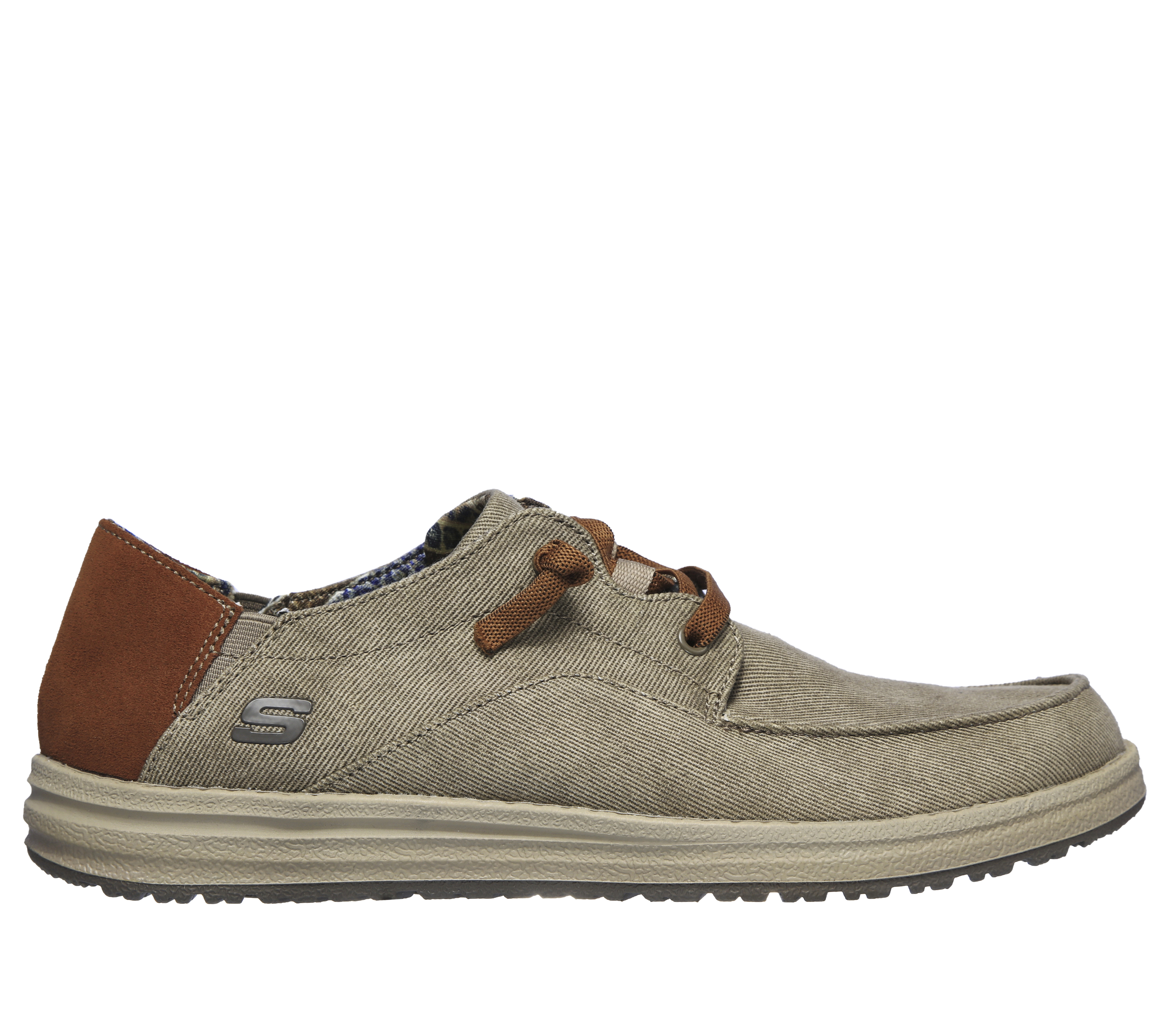 Skechers Relaxed Fit: Melson - Planon en Taupe, talla 44