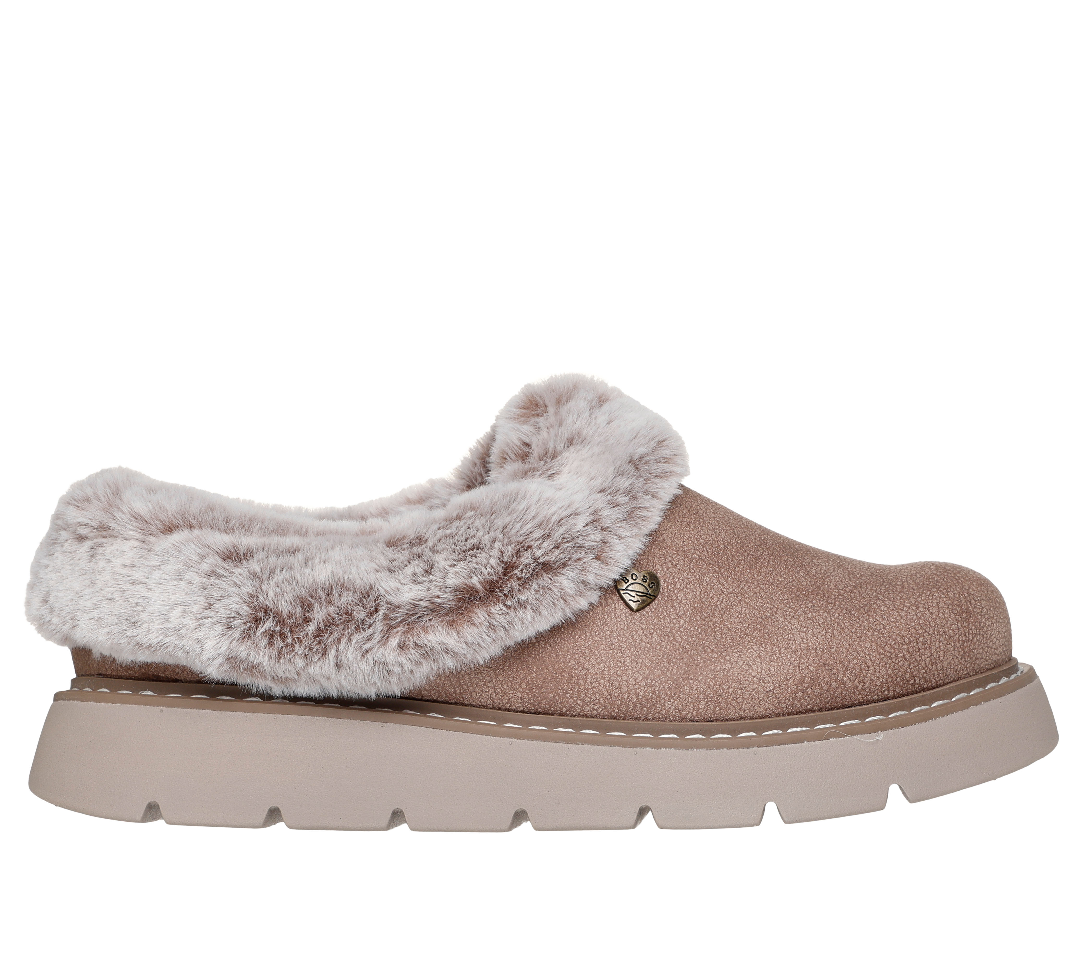 Skechers BOBS Keepsakes Lite - Cozy Blend en Taupe, talla 39