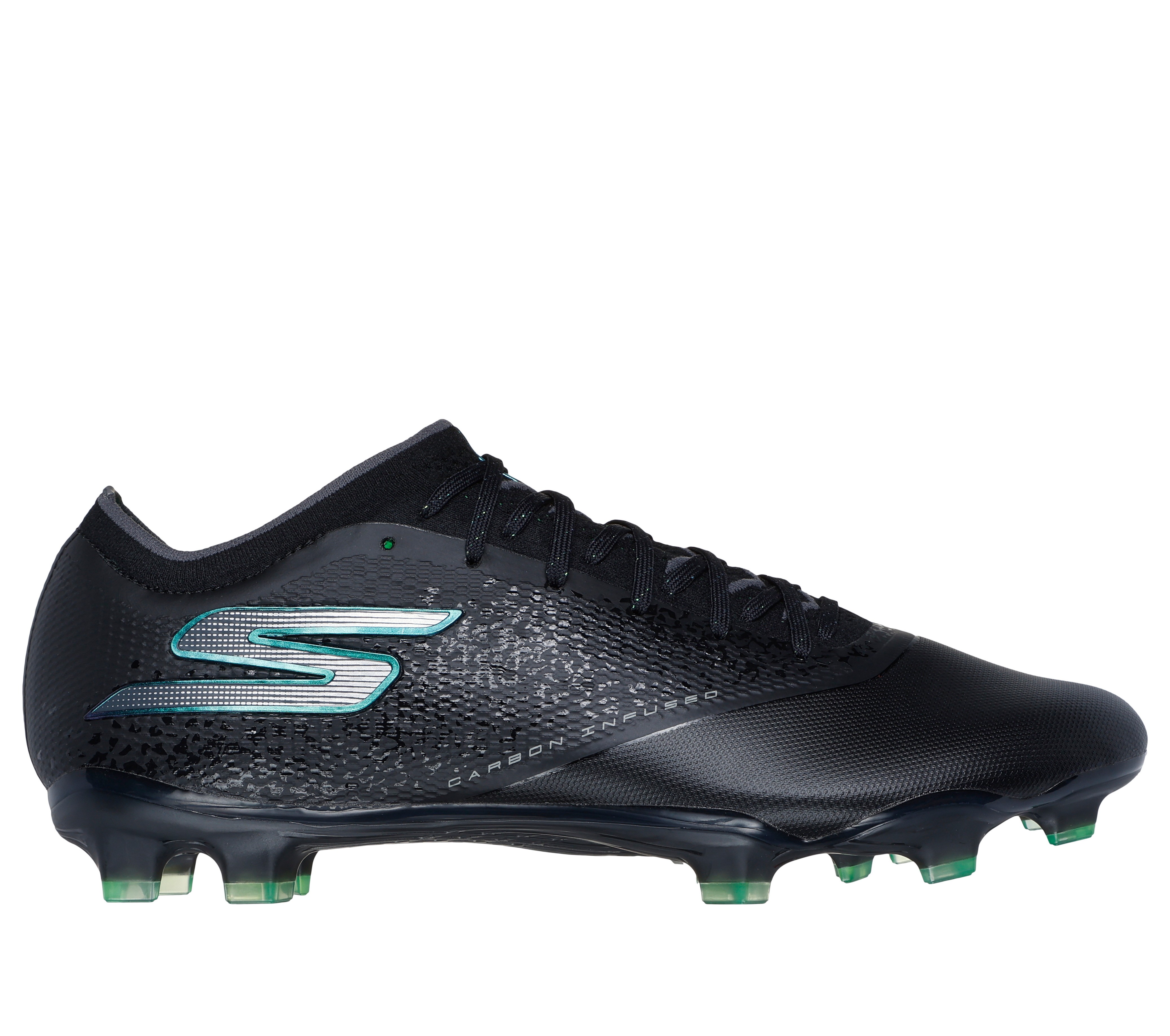 Skechers Razor 1.5 Elite FG en Negro/Plata, talla 40