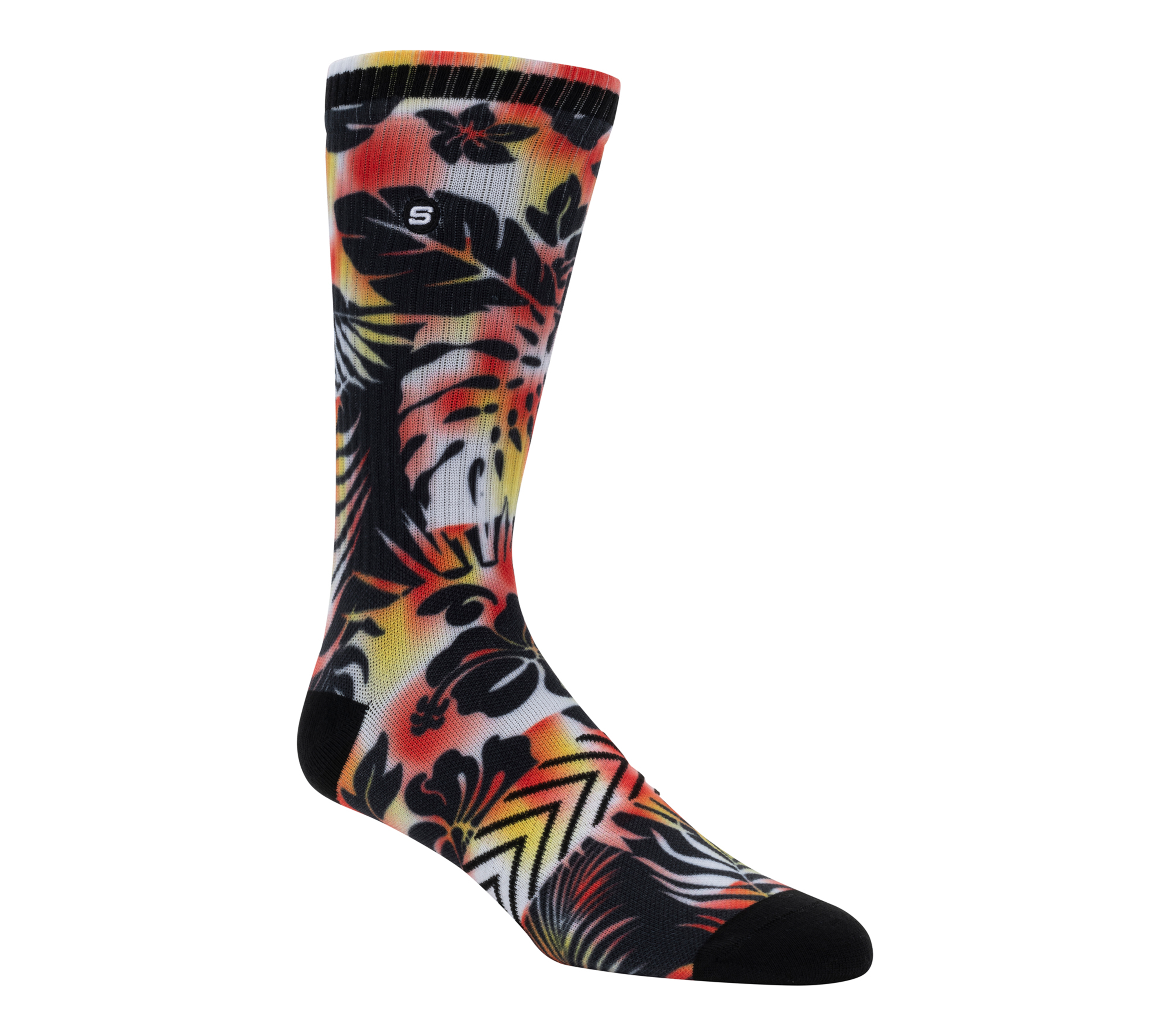 Skechers Aloha Tie-Dye Crew medias o calcetines? - 1 Pair, talla Grande