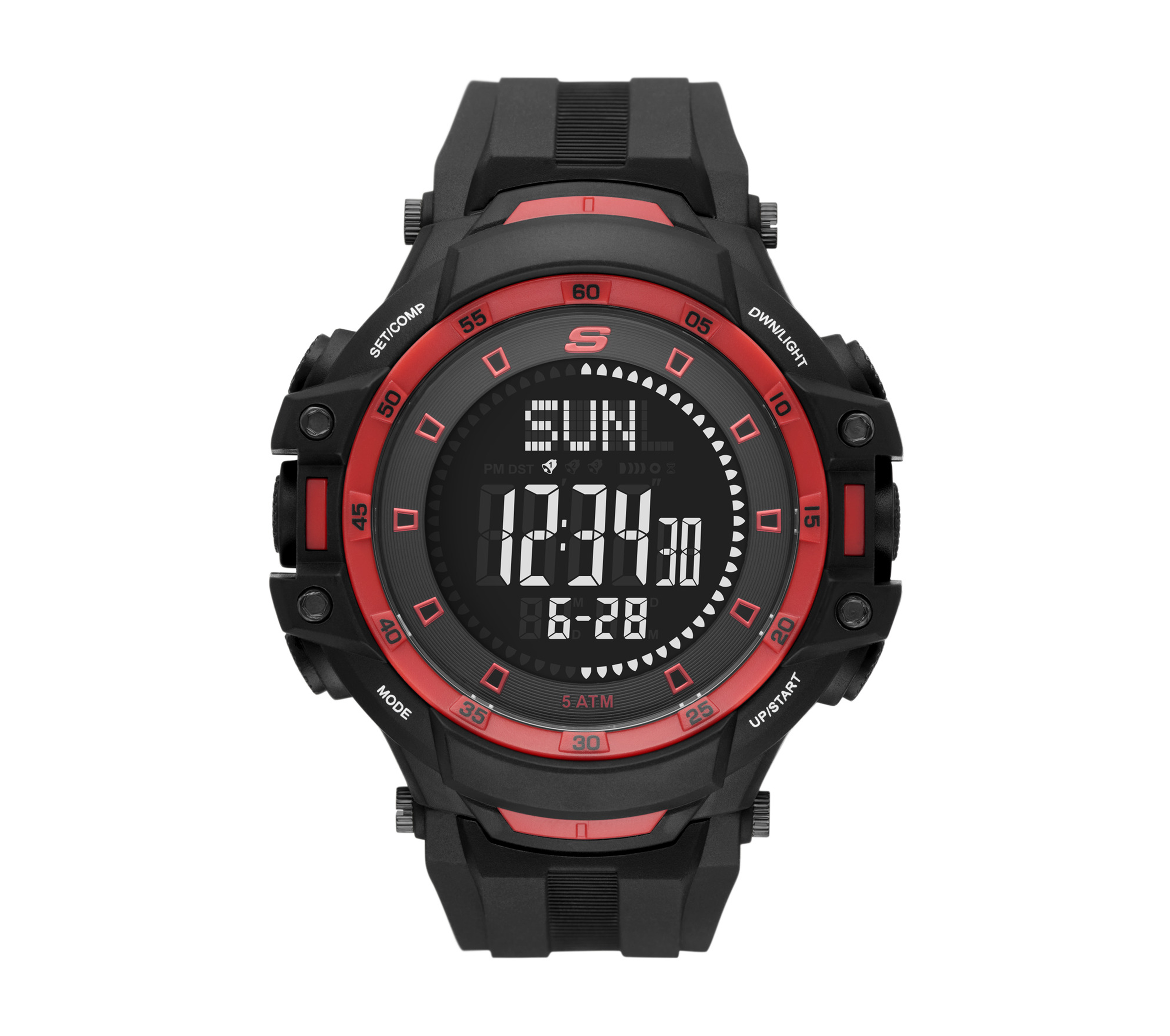 Skechers Grandpoint Black & Red reloj en Negro