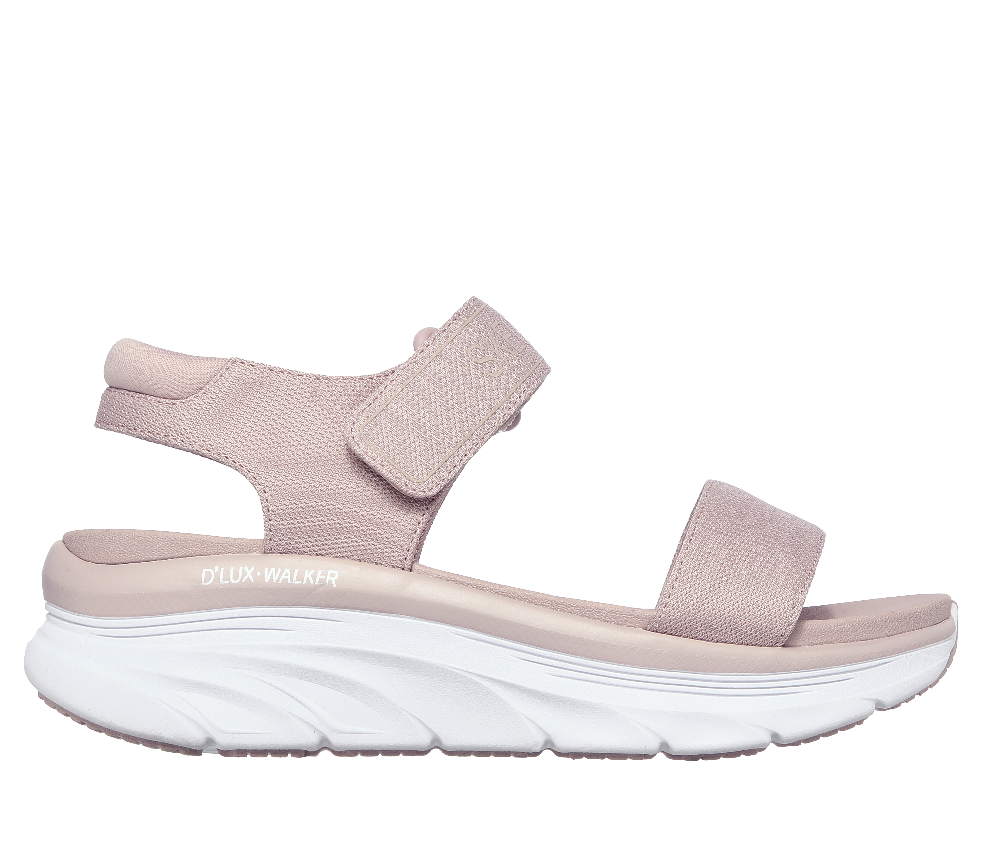 Skechers Relaxed Fit: D'Lux Walker - New Block en Blush, talla 37, Vegan