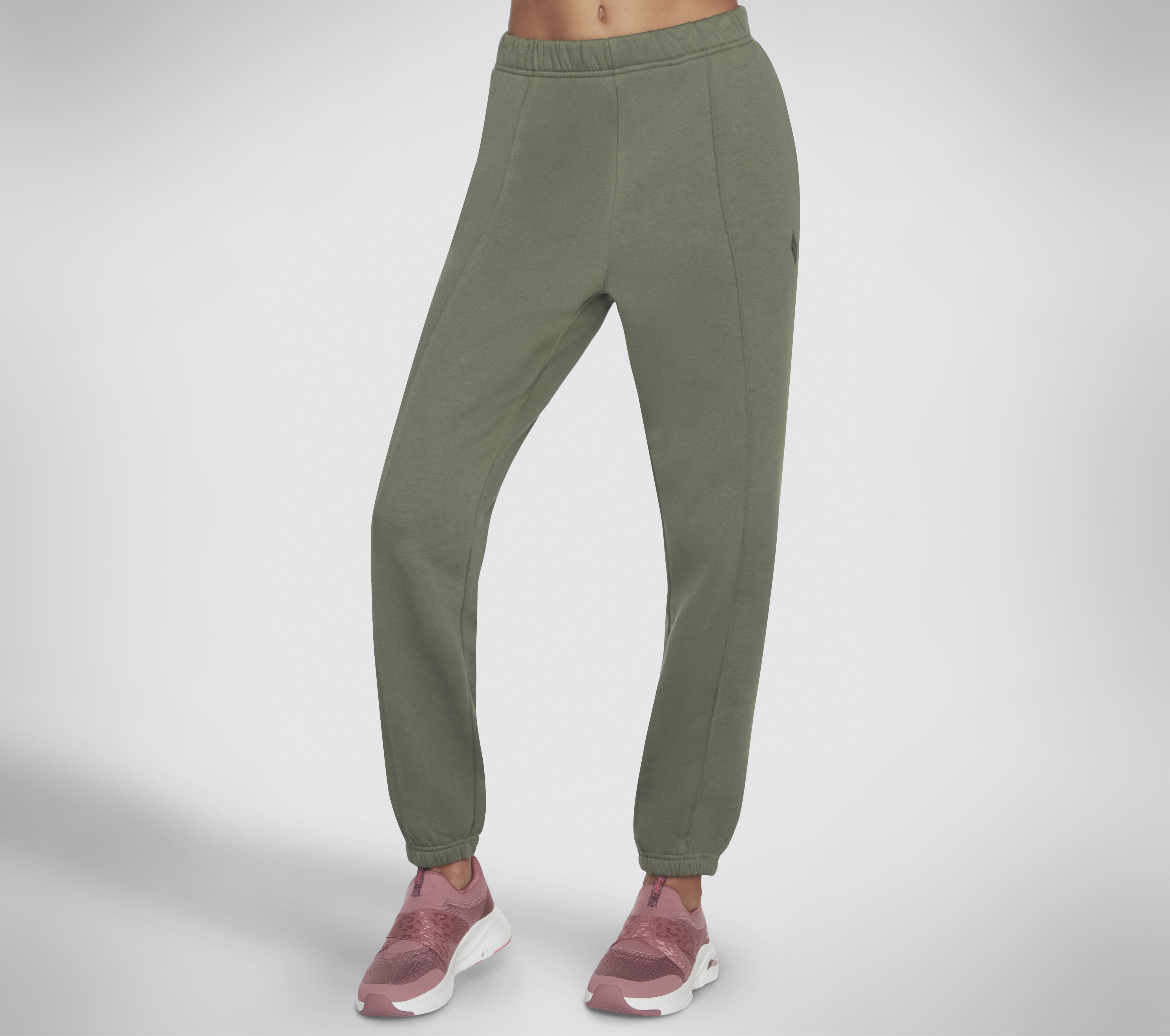 Skechers SKECH-SWEATS Diamond Delightful Jogger en Claro Verde, talla XL