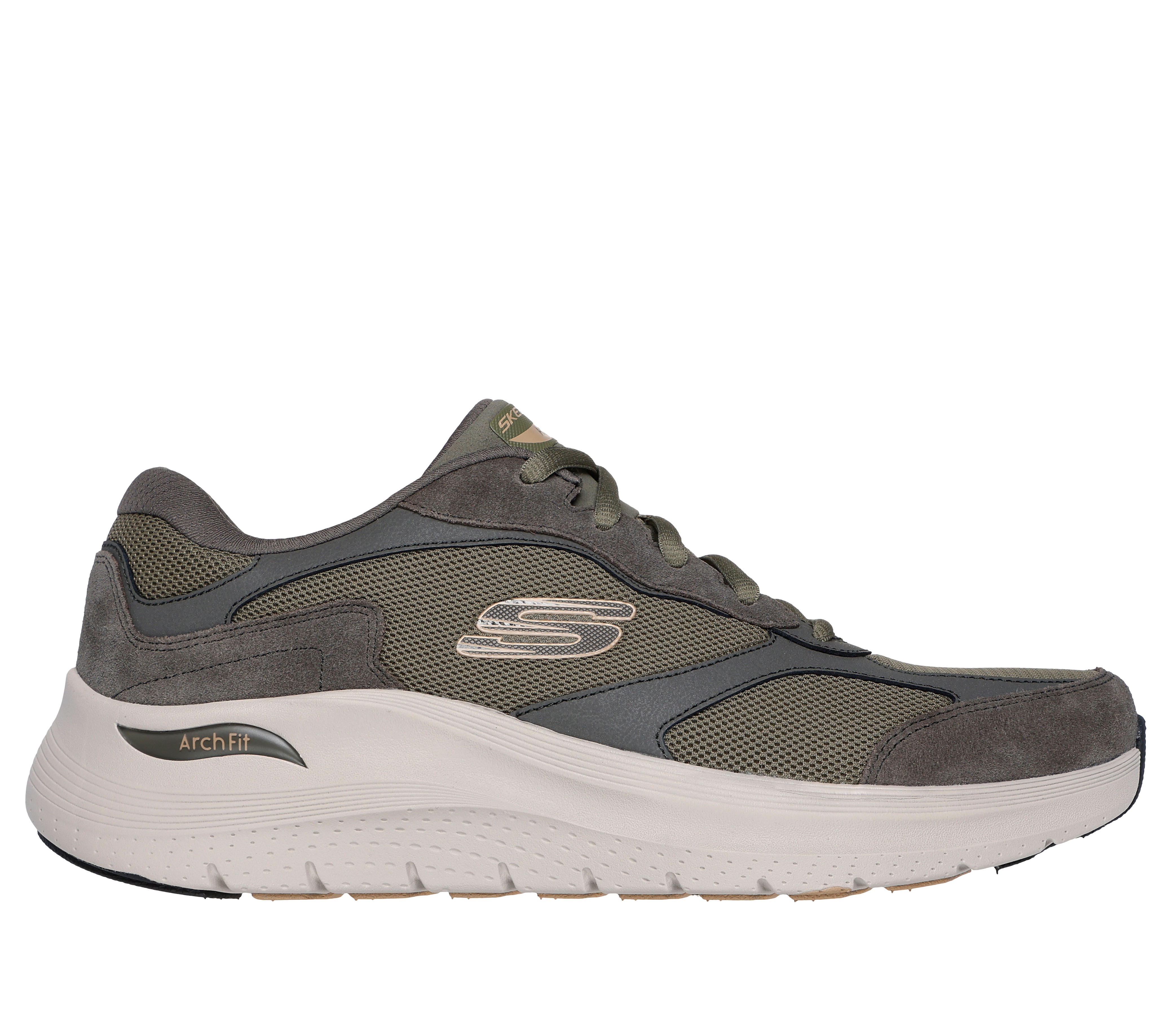 Skechers Arch Fit 2.0 - The Keep en Oliva, talla 43