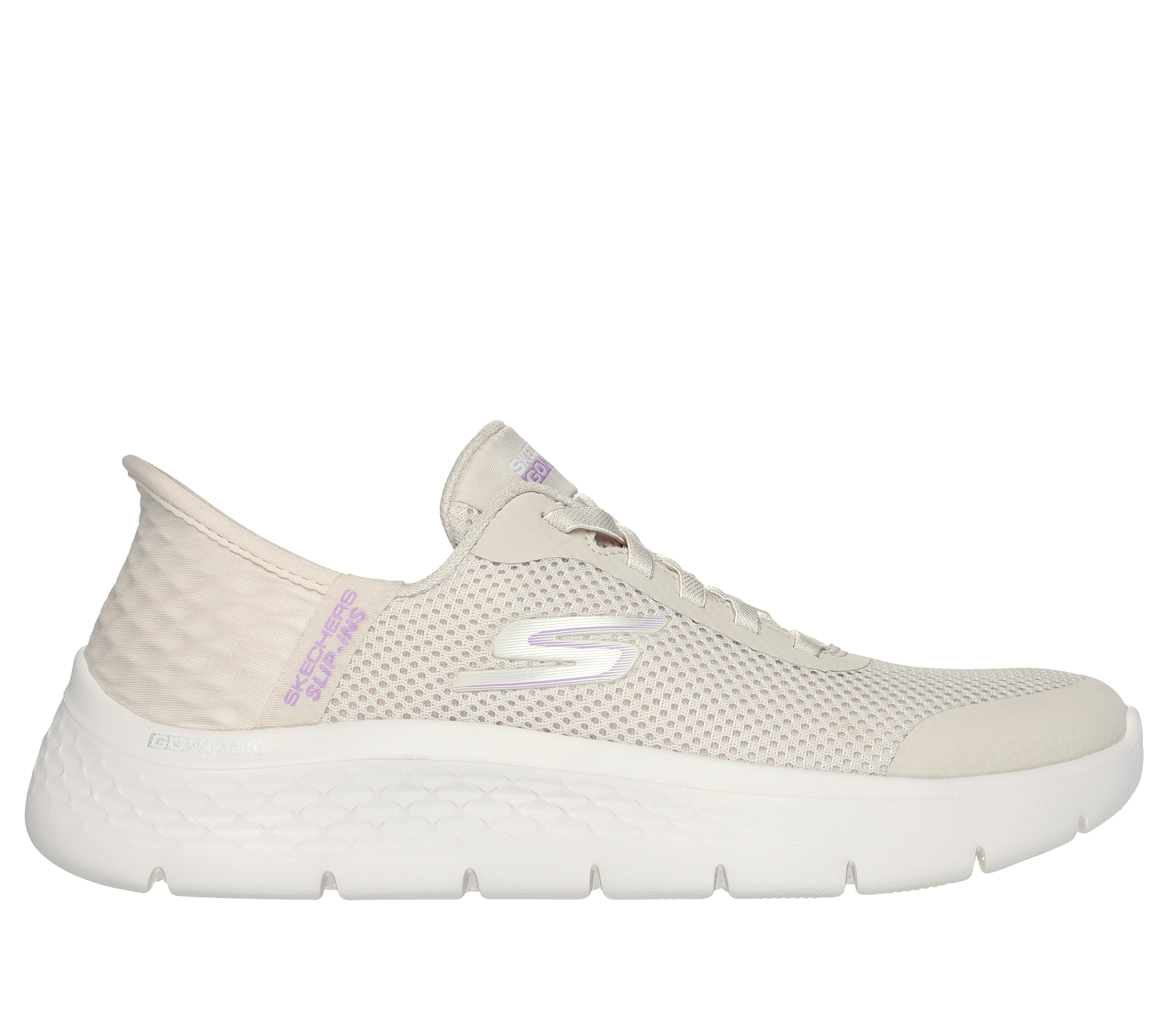 Skechers Slip-ins: GO WALK Flex - Grand Entry en Rota Blanca, talla 38, Vegan