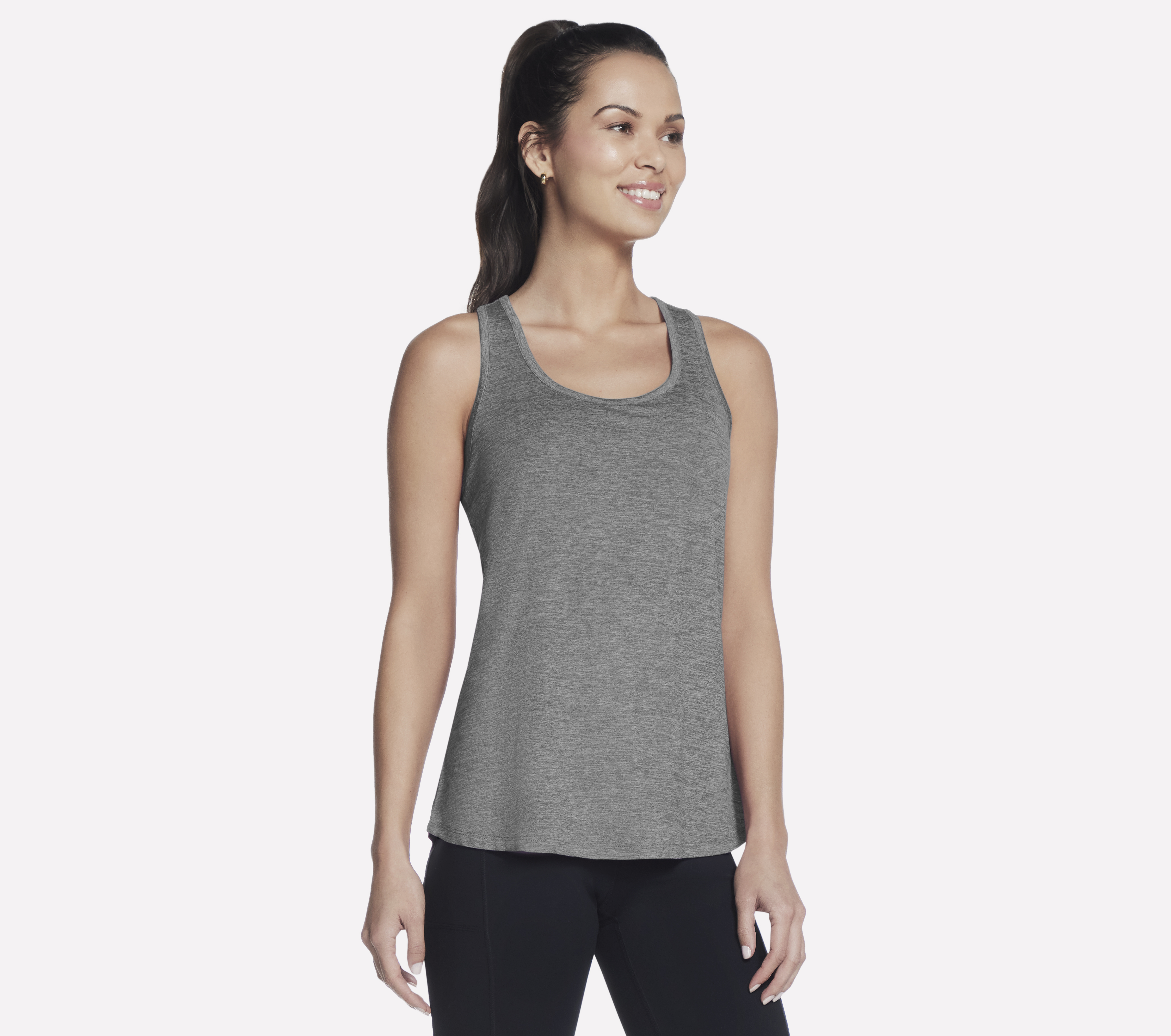 Skechers GO DRI SWIFT Tunic camiseta Tank en Marengo, talla Pequeña