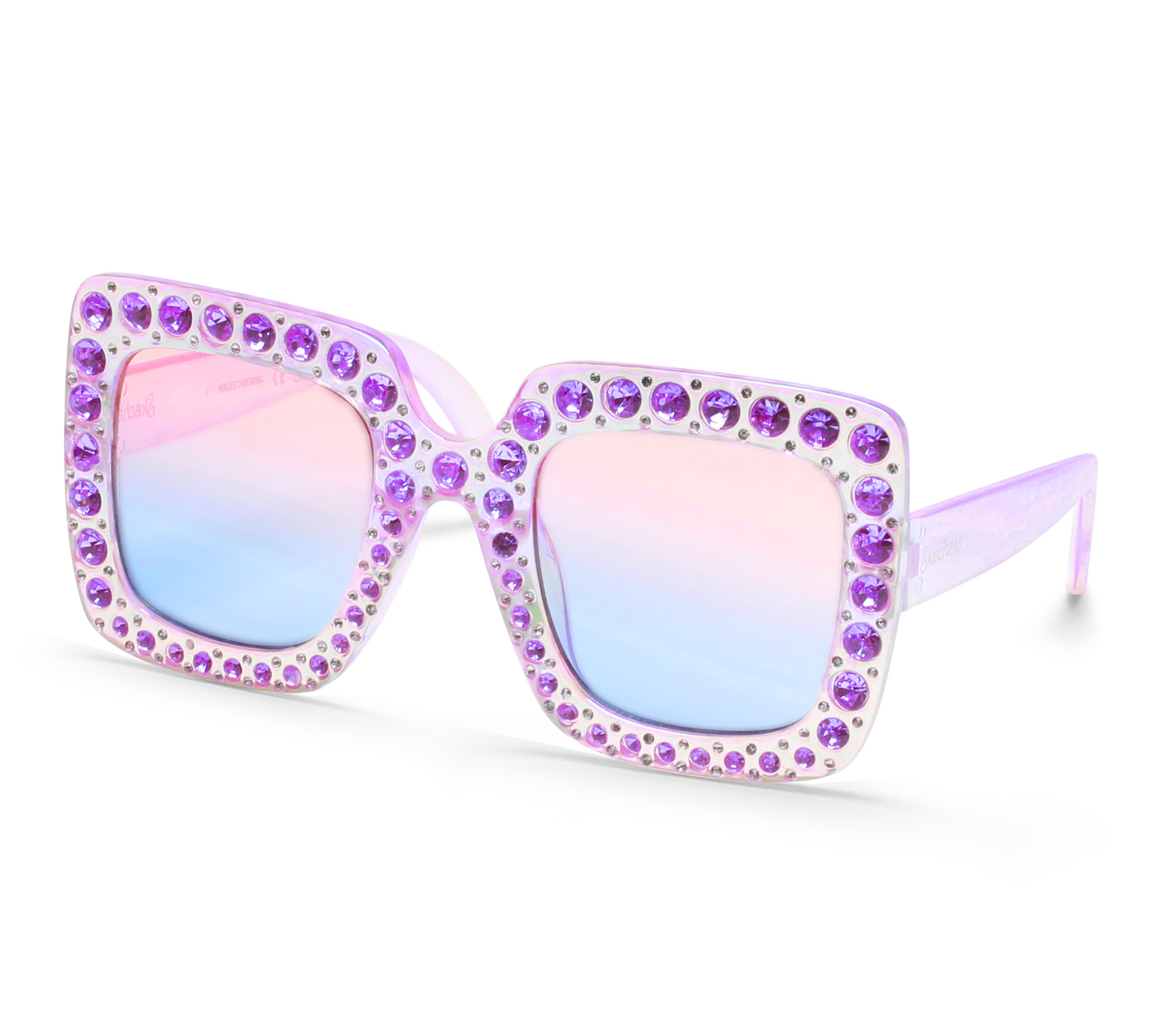 Skechers Square Rhinestone gafas de sol en Morado