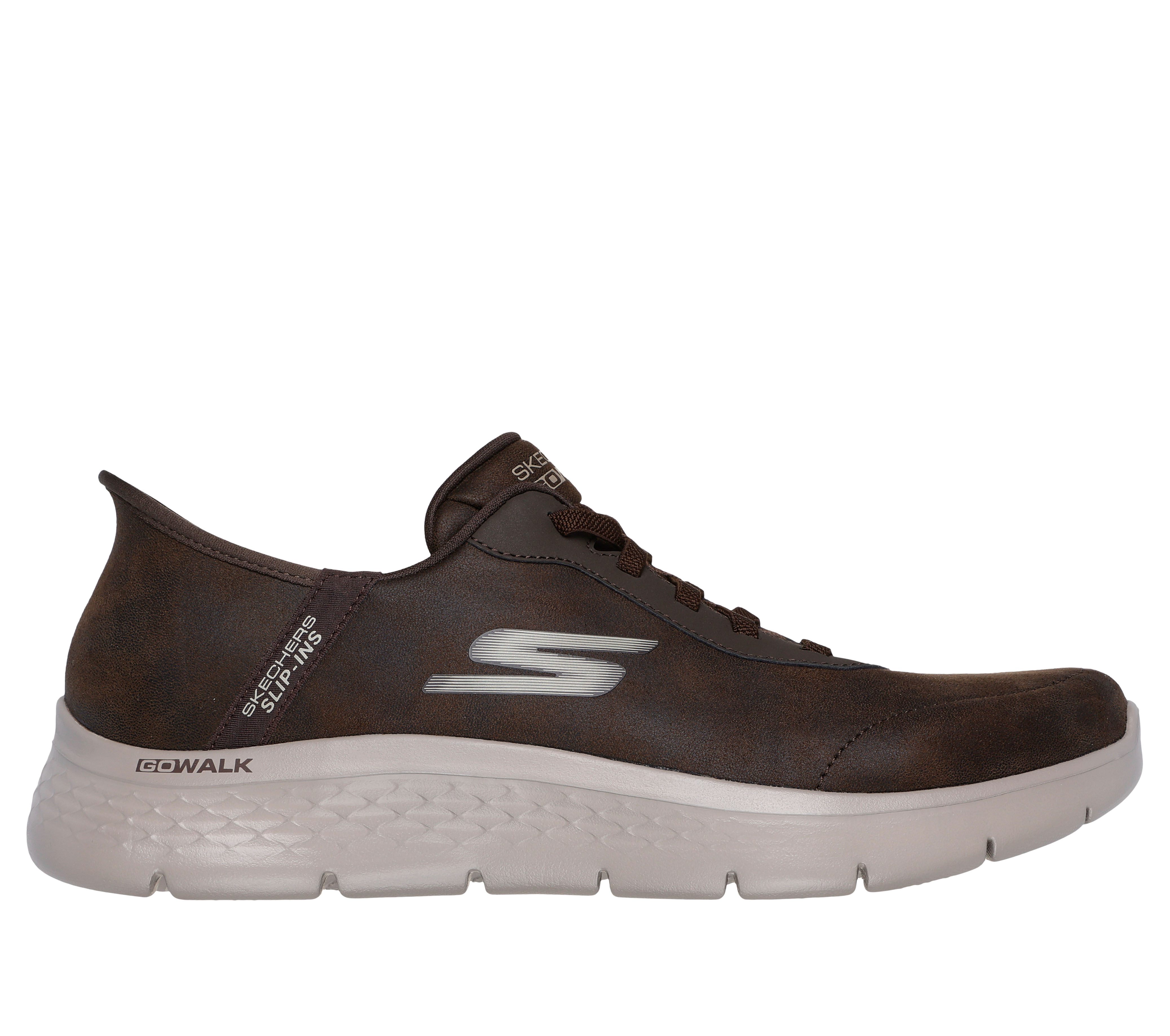 Skechers Slip-ins: GO WALK Flex - Smooth Motion en Marrón, talla 40