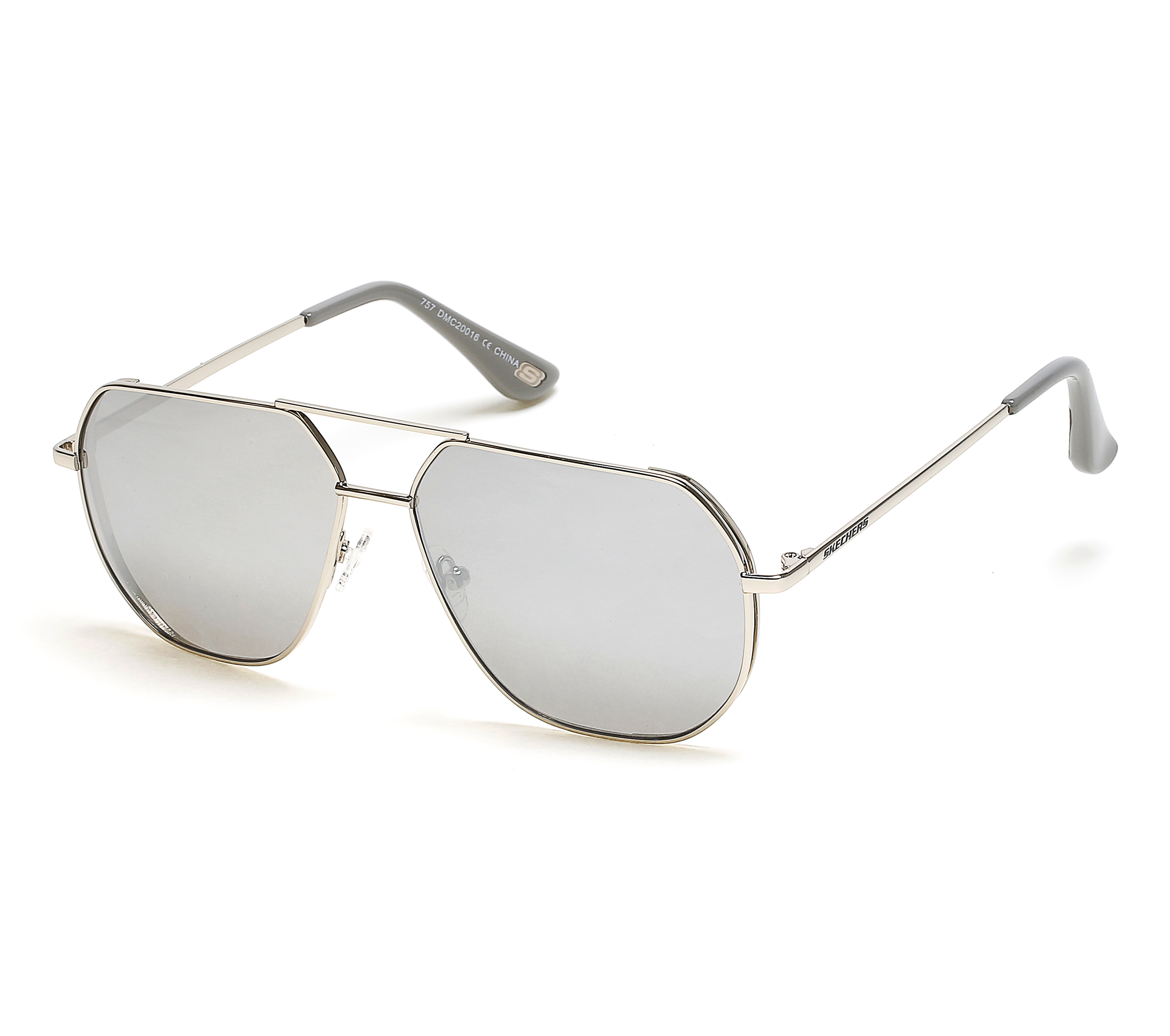 Skechers Metal Aviator gafas de sol en Plata