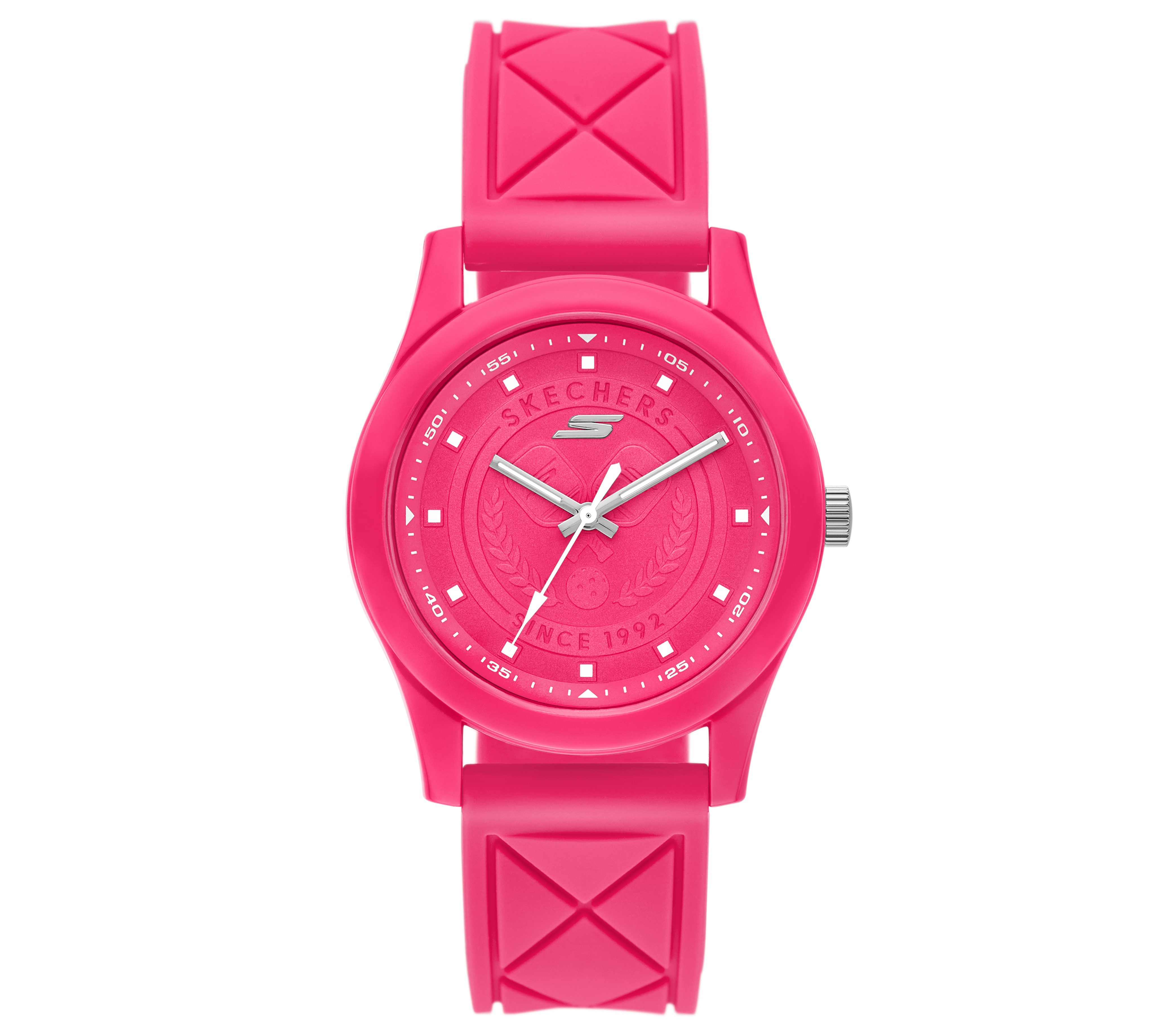 Skechers Pickleball Dial Quilt reloj en Rosa