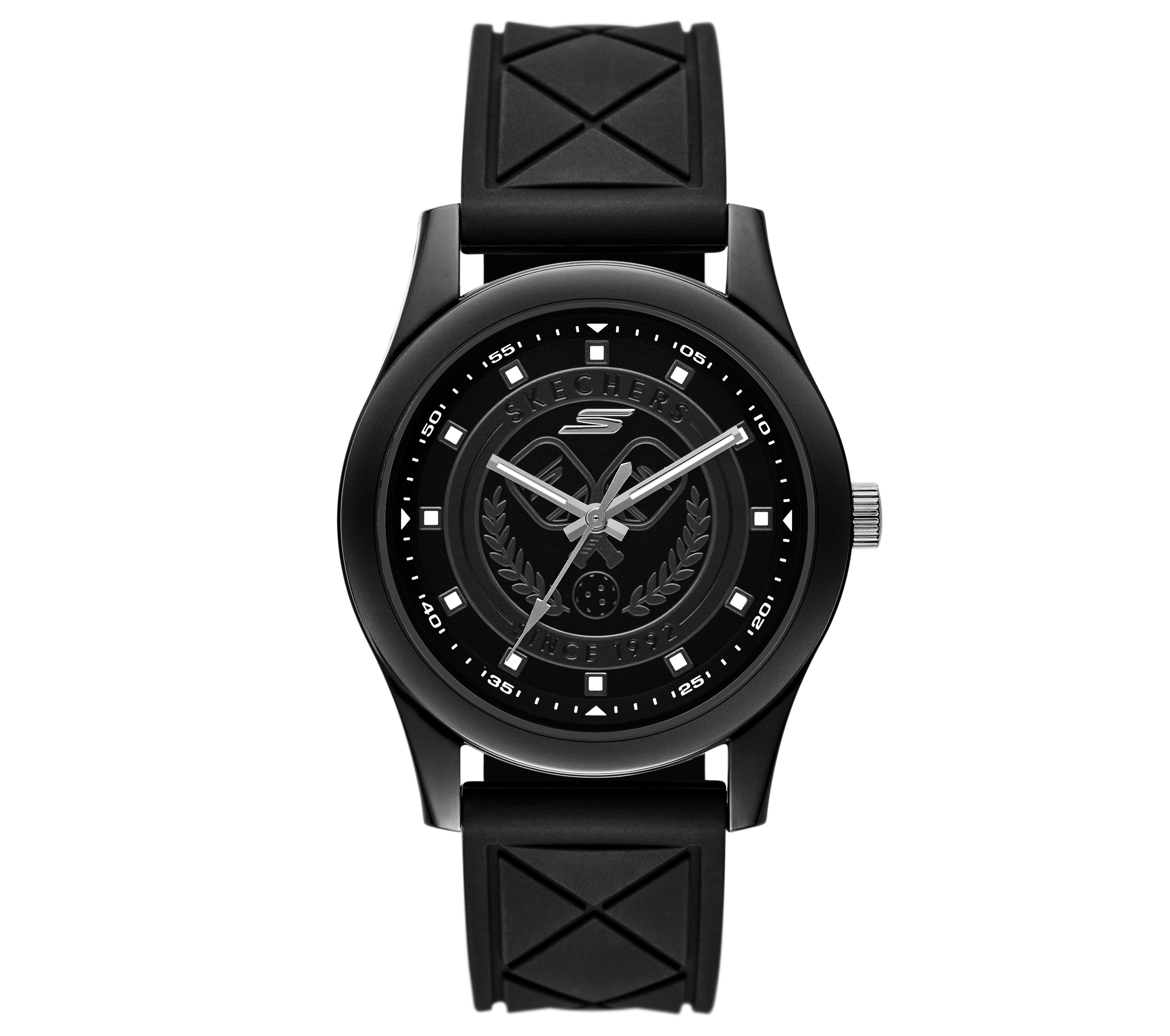 Skechers Pickleball Dial Quilt reloj en Negro