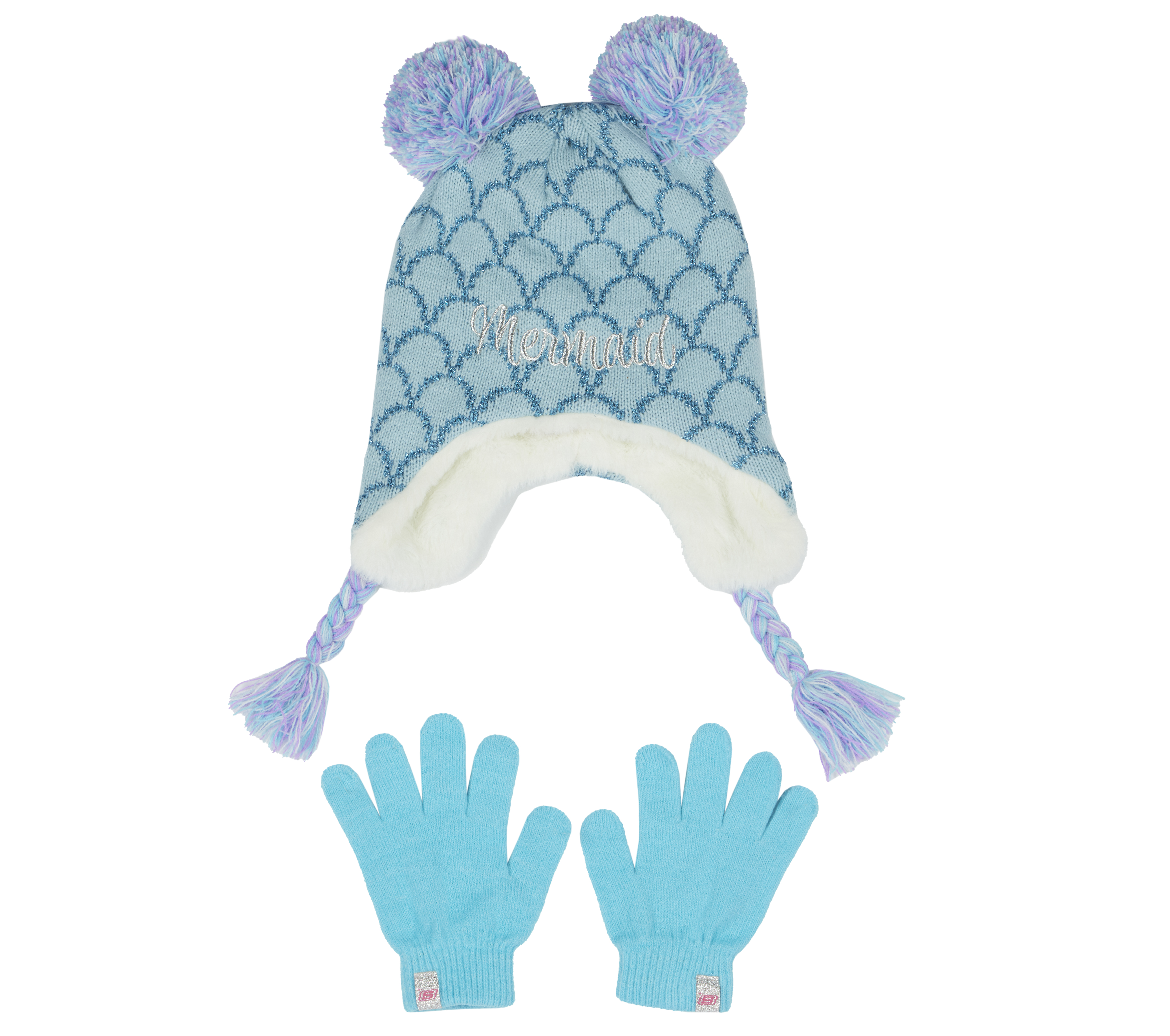 Skechers Cold Weather Mermaid Hat & Glove 1 Pack