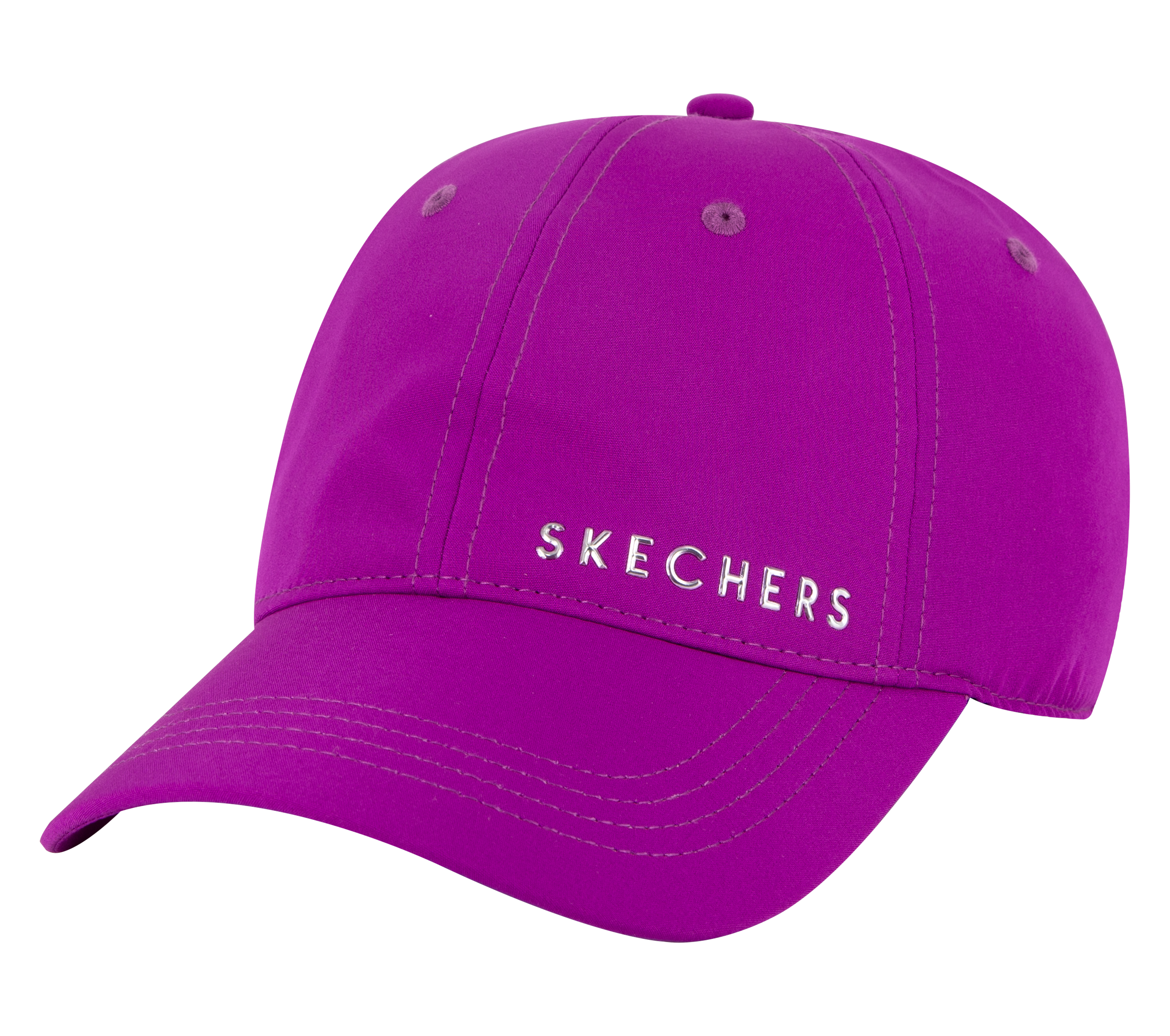 Skechers Skech-Shine Foil gorra de béisbol en Morado/Rosa Neon