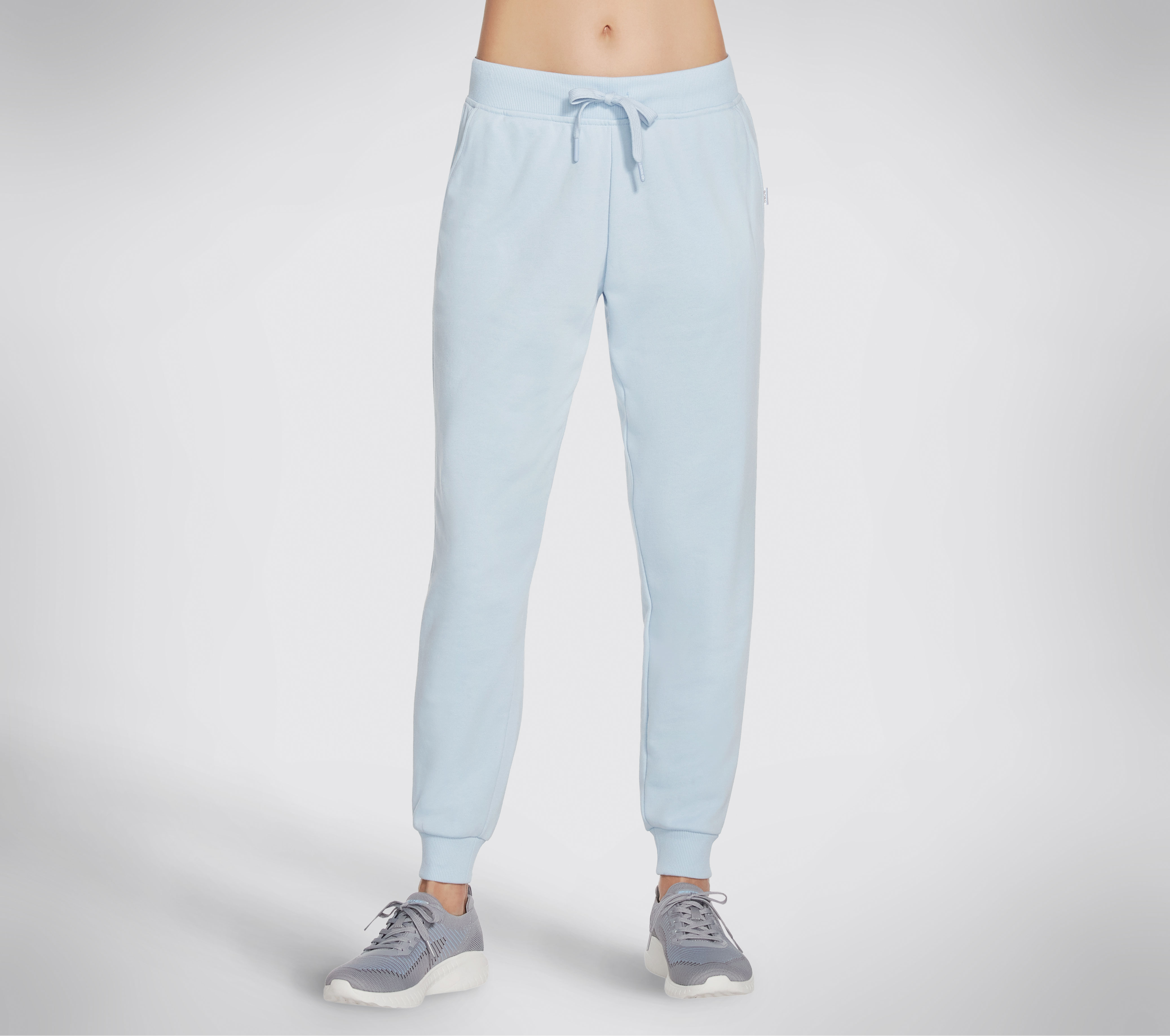 Skechers BOBS French Terry pantalones jogger en Azul, talla XL