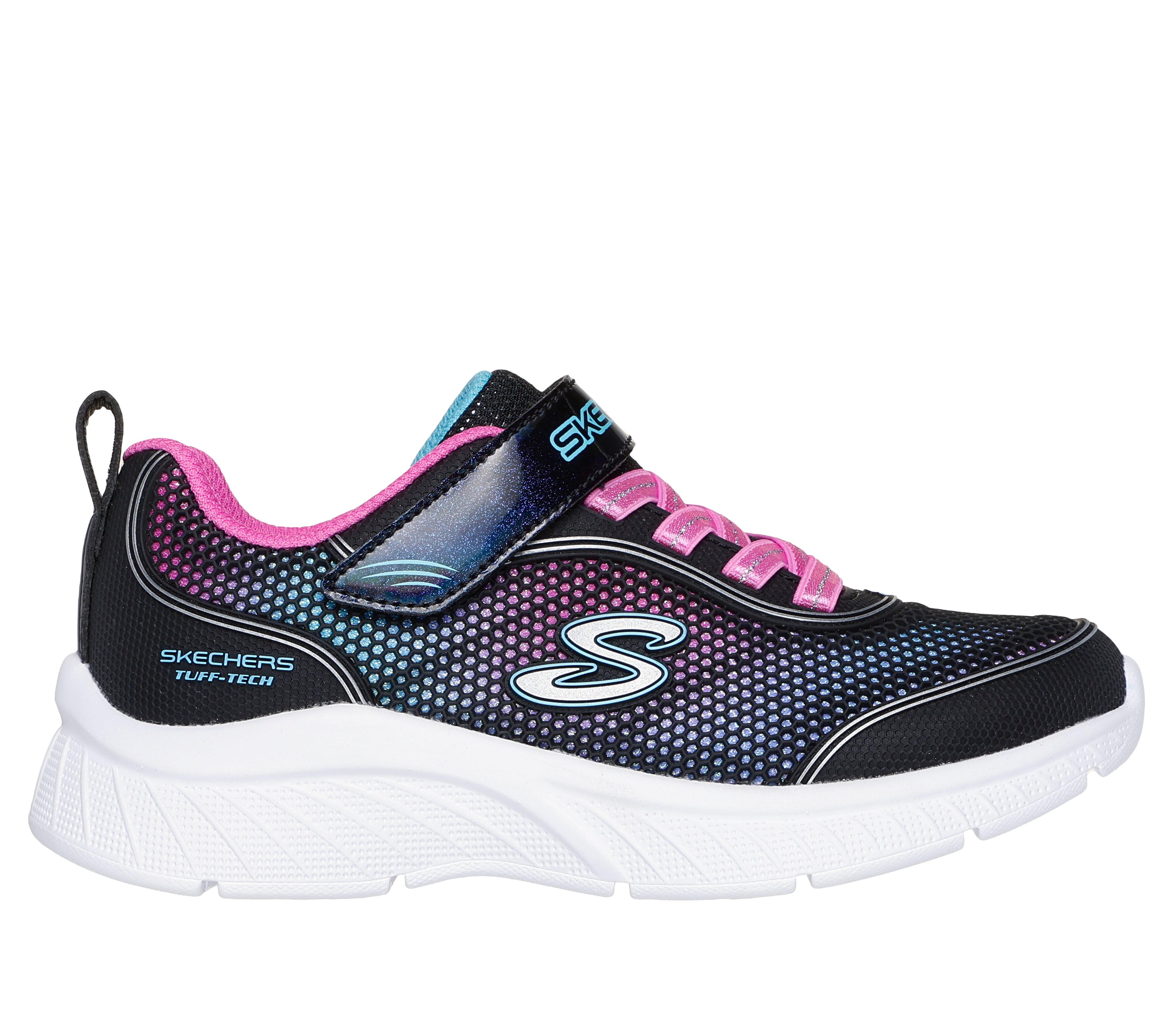 Skechers niña Microspec Plus - EleHombret Ready en Negro, talla 34